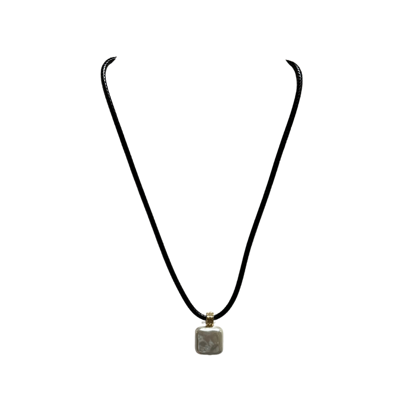 Elevate your everyday style with this refined black cord necklace from Perdido Gems. Featuring a striking silver square pendant, this short necklace delivers understated sophistication with a modern edge. The sleek black cord provides a versatile foundation that complements any wardrobe, while the geometric silver accent adds visual interest and contemporary flair. Perfect for layering or wearing solo, this piece bridges casual and polished aesthetics effortlessly.