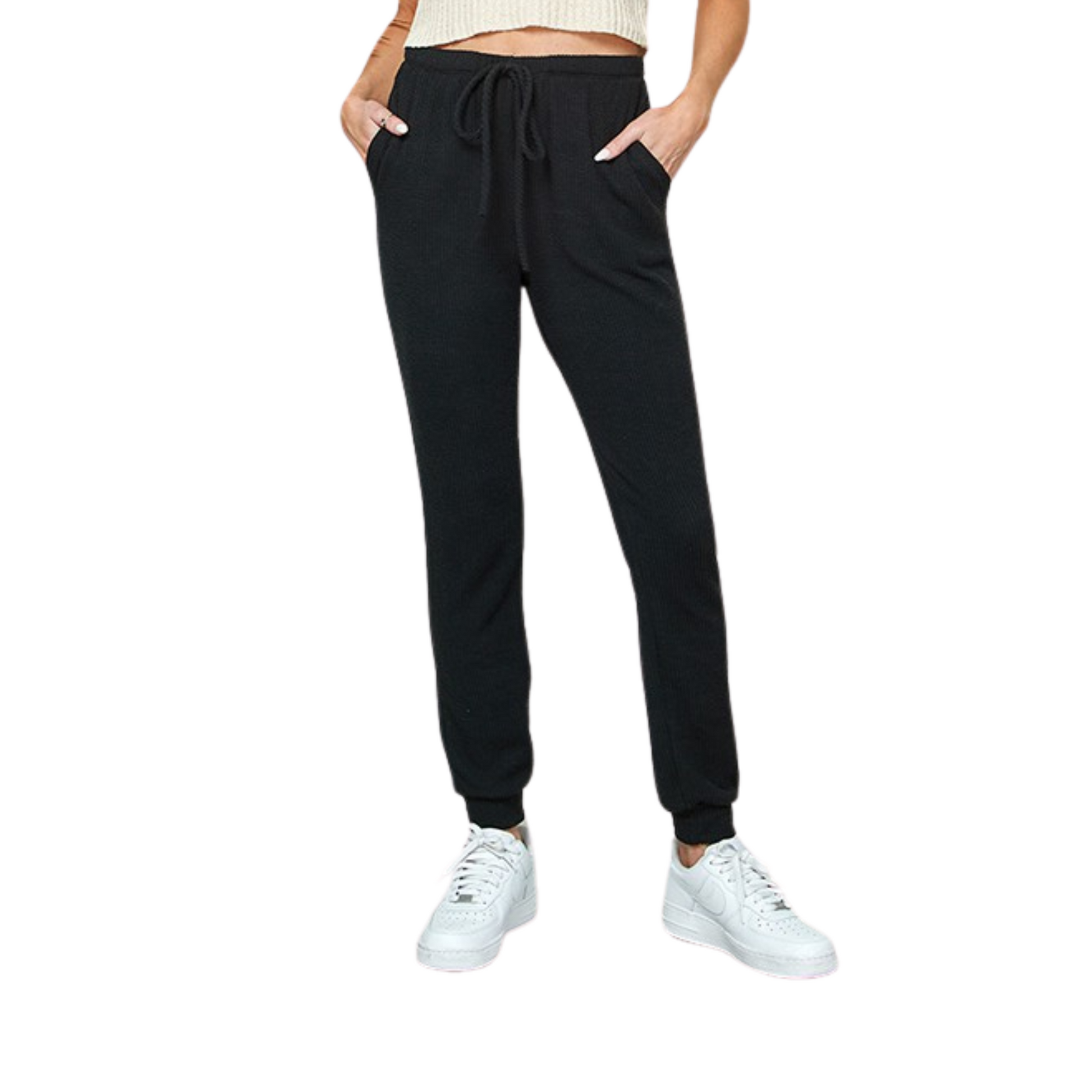 These Casual Jogging Pants are a must-have for any active individual. Made with full length coverage, they offer maximum comfort and flexibility. Plus, with a stylish black color and available in plus sizes, these joggers are perfect for any workout or casual day out.