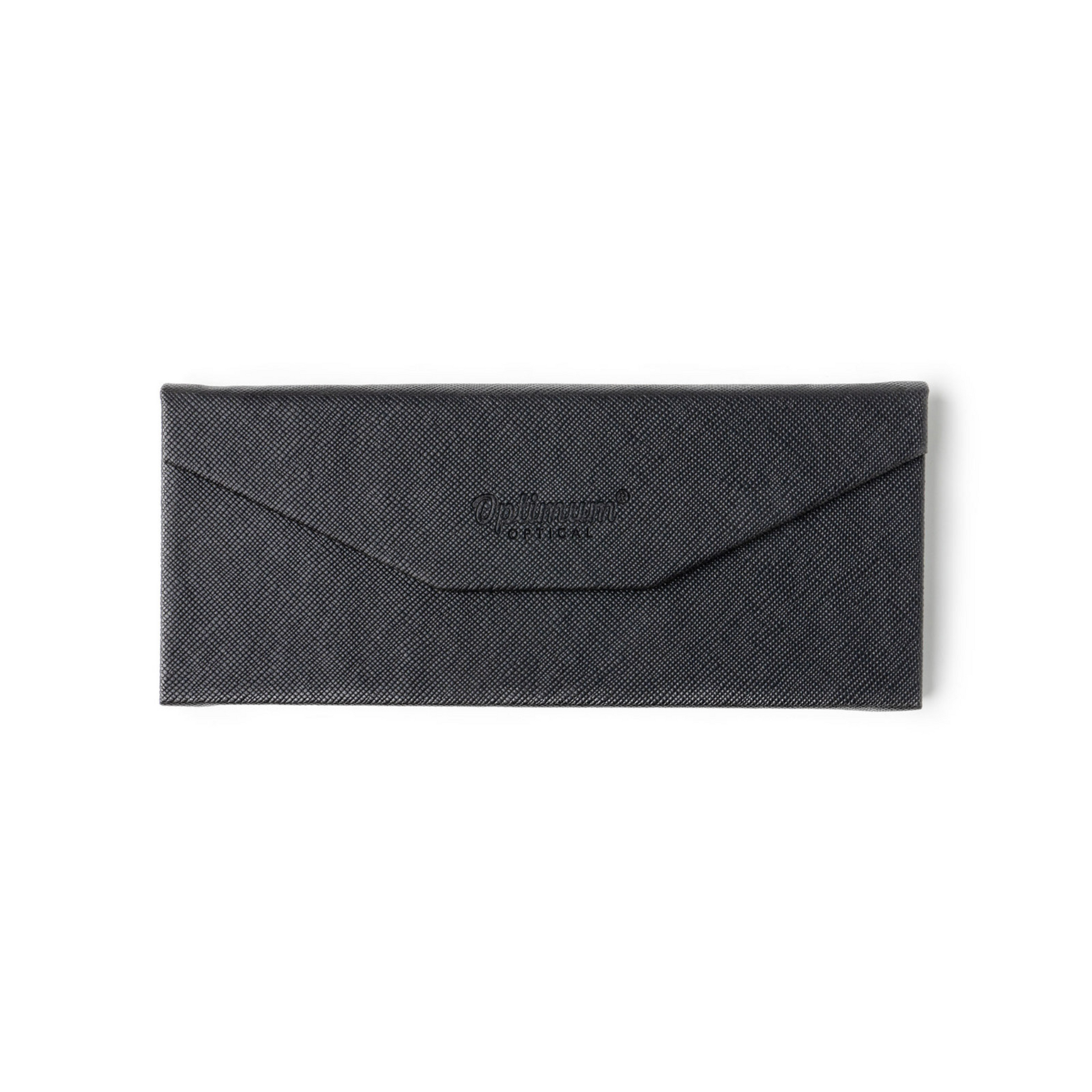 Foldable slimline eyewear case in black