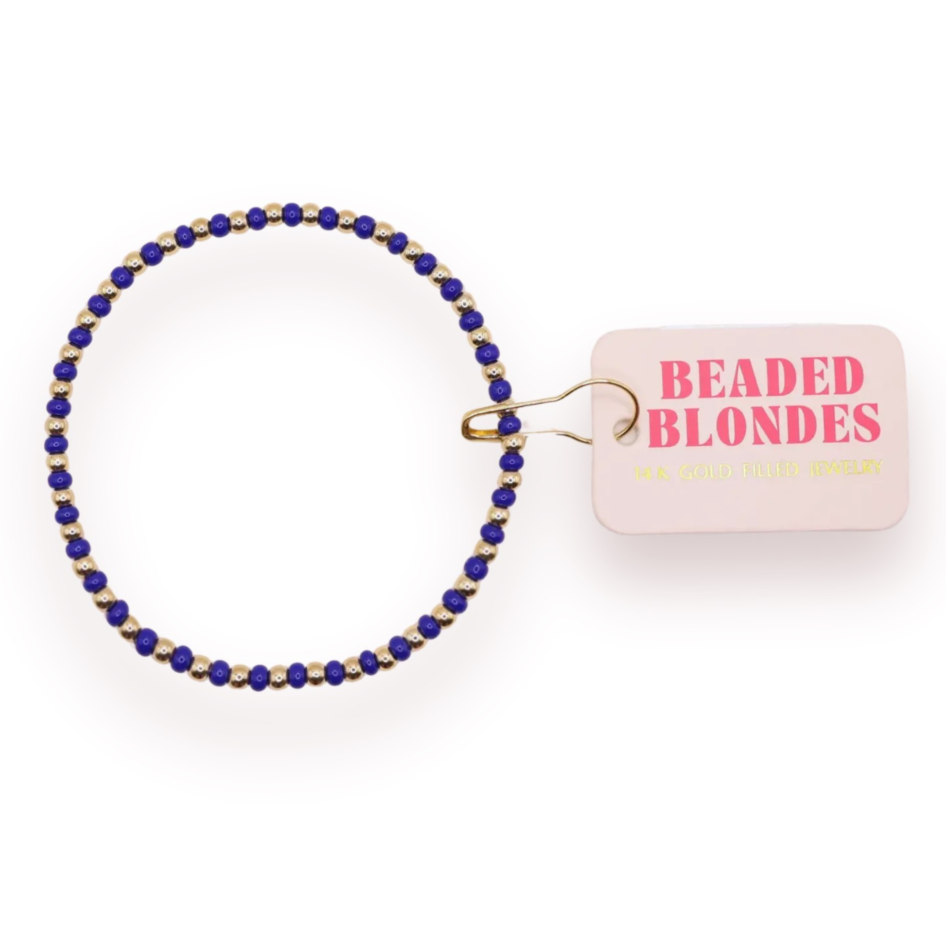 Demi bracelet in cobalt blue