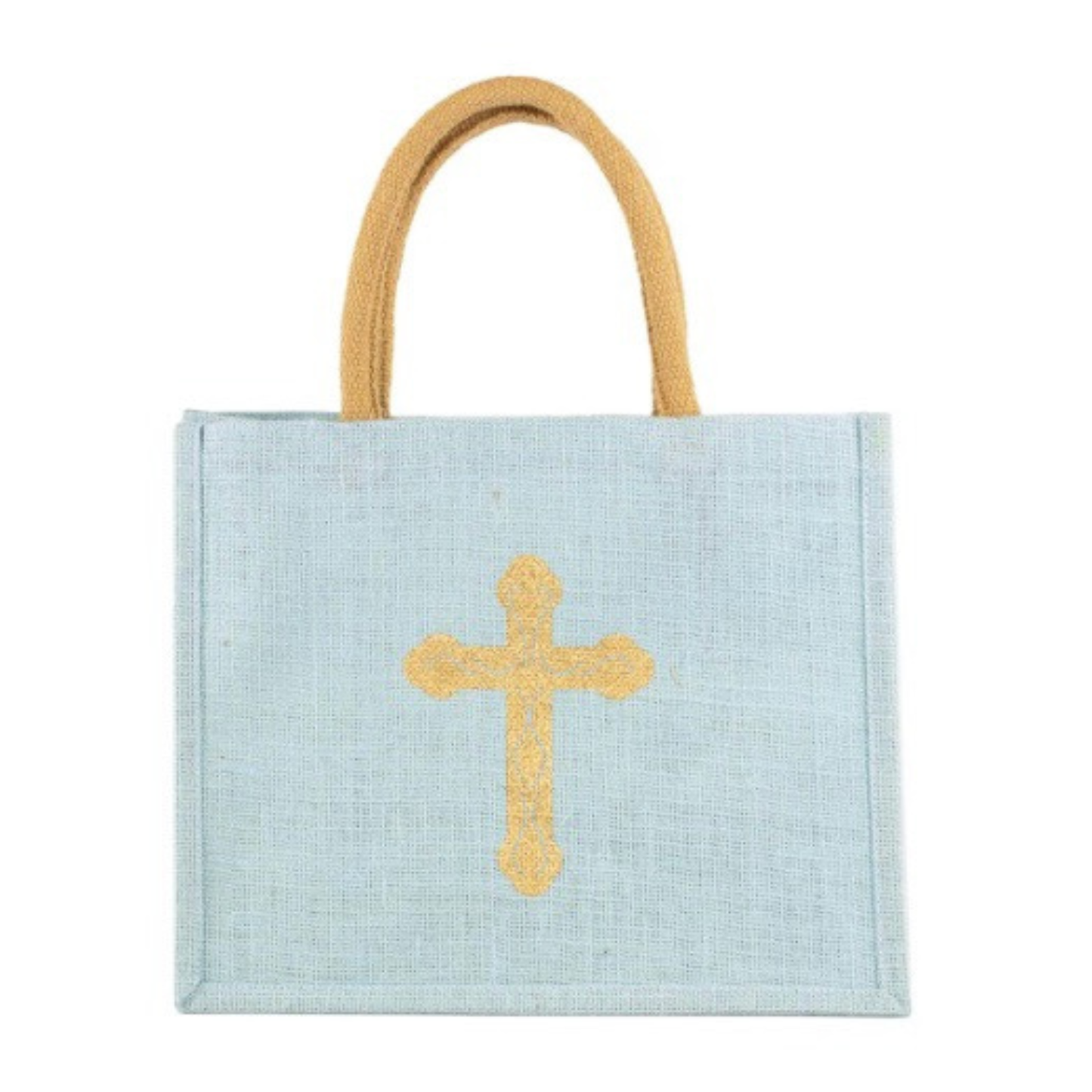 Everlasting Cross Tote in blue 