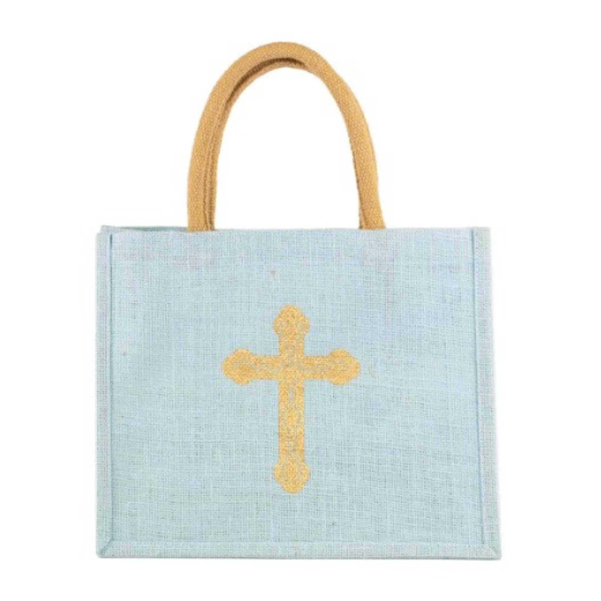 Everlasting Cross Tote in blue 