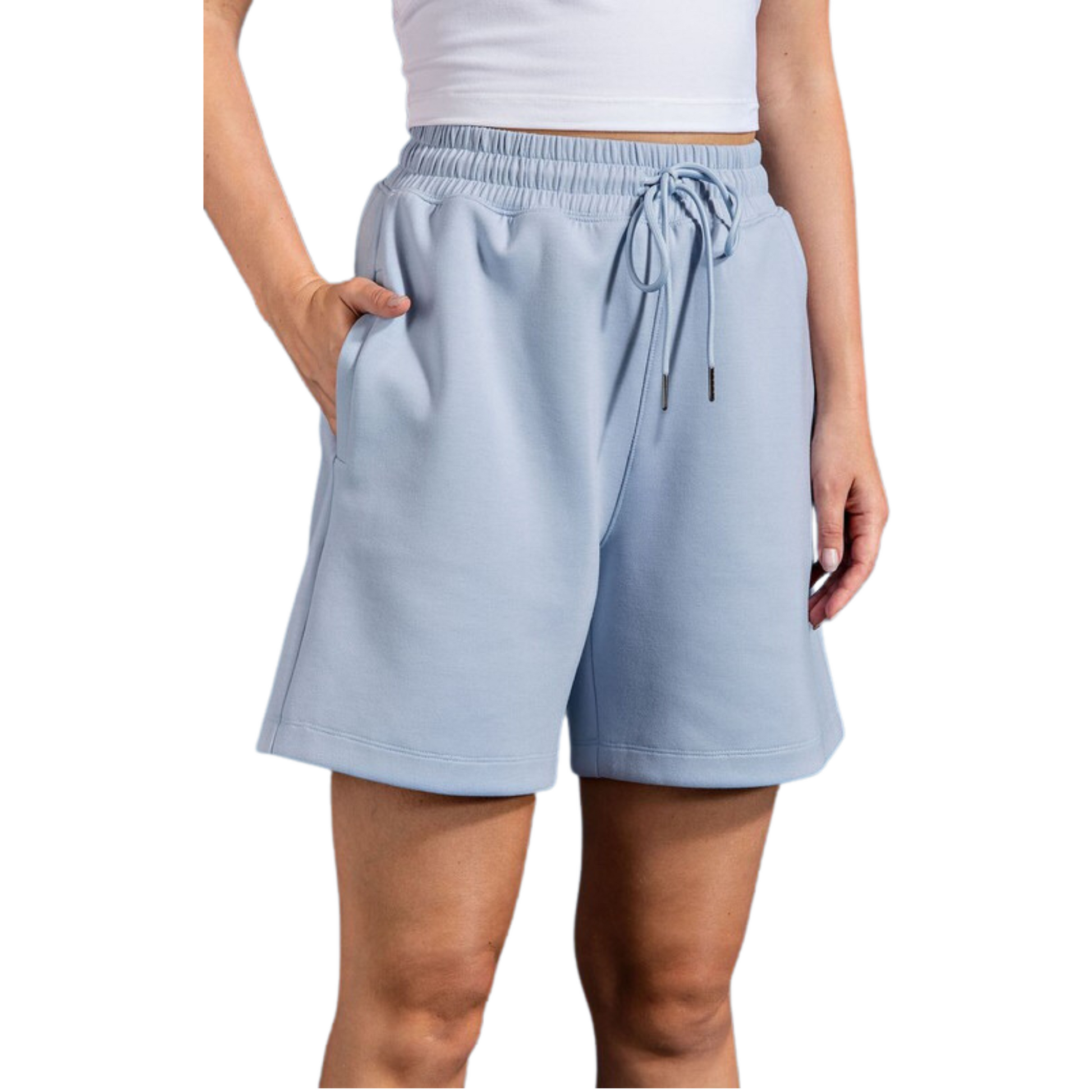 Point Short Pants in sky blue