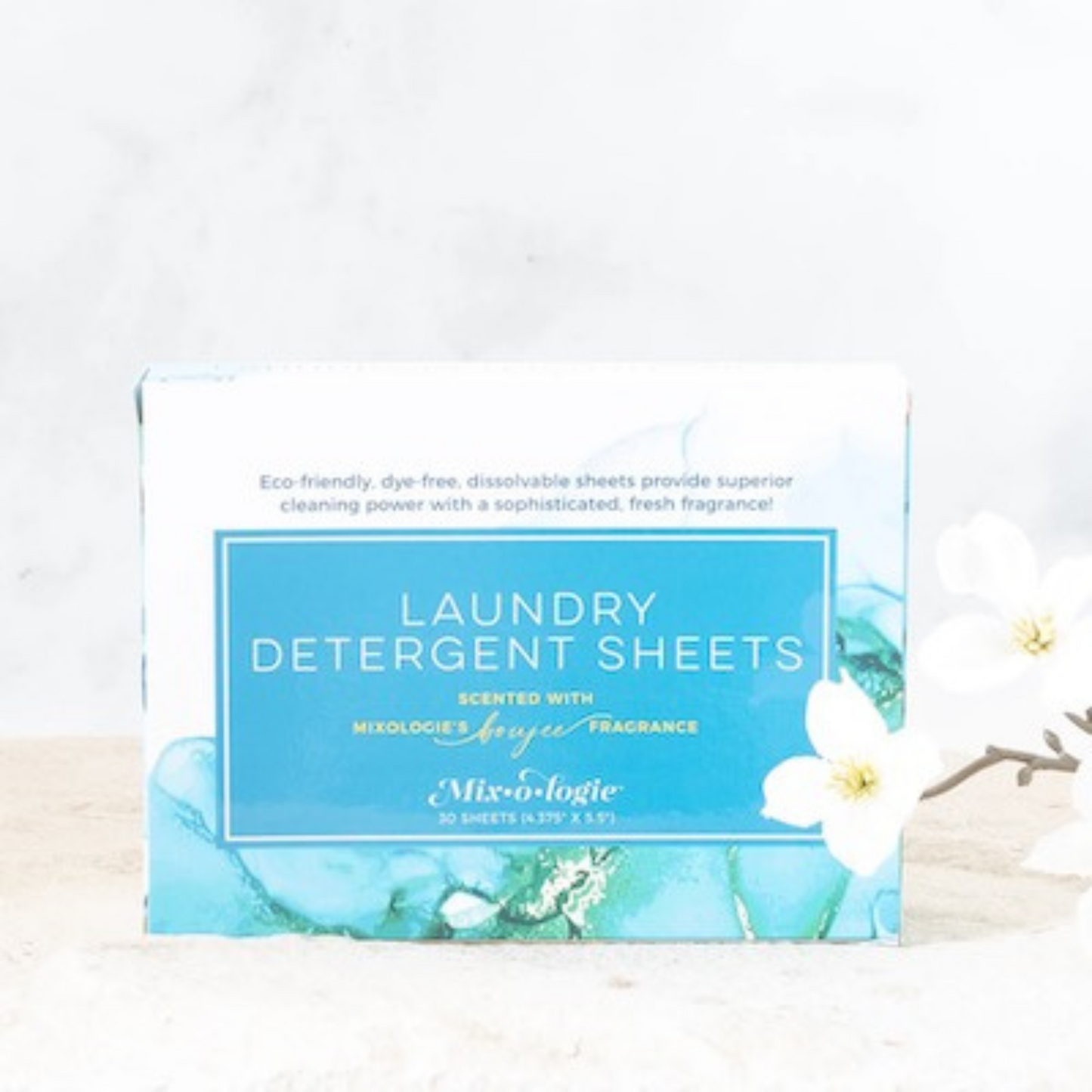 Dissolvable, ultra concentrated sheets provide superior cleaning power with a sophisticated, fresh fragrance