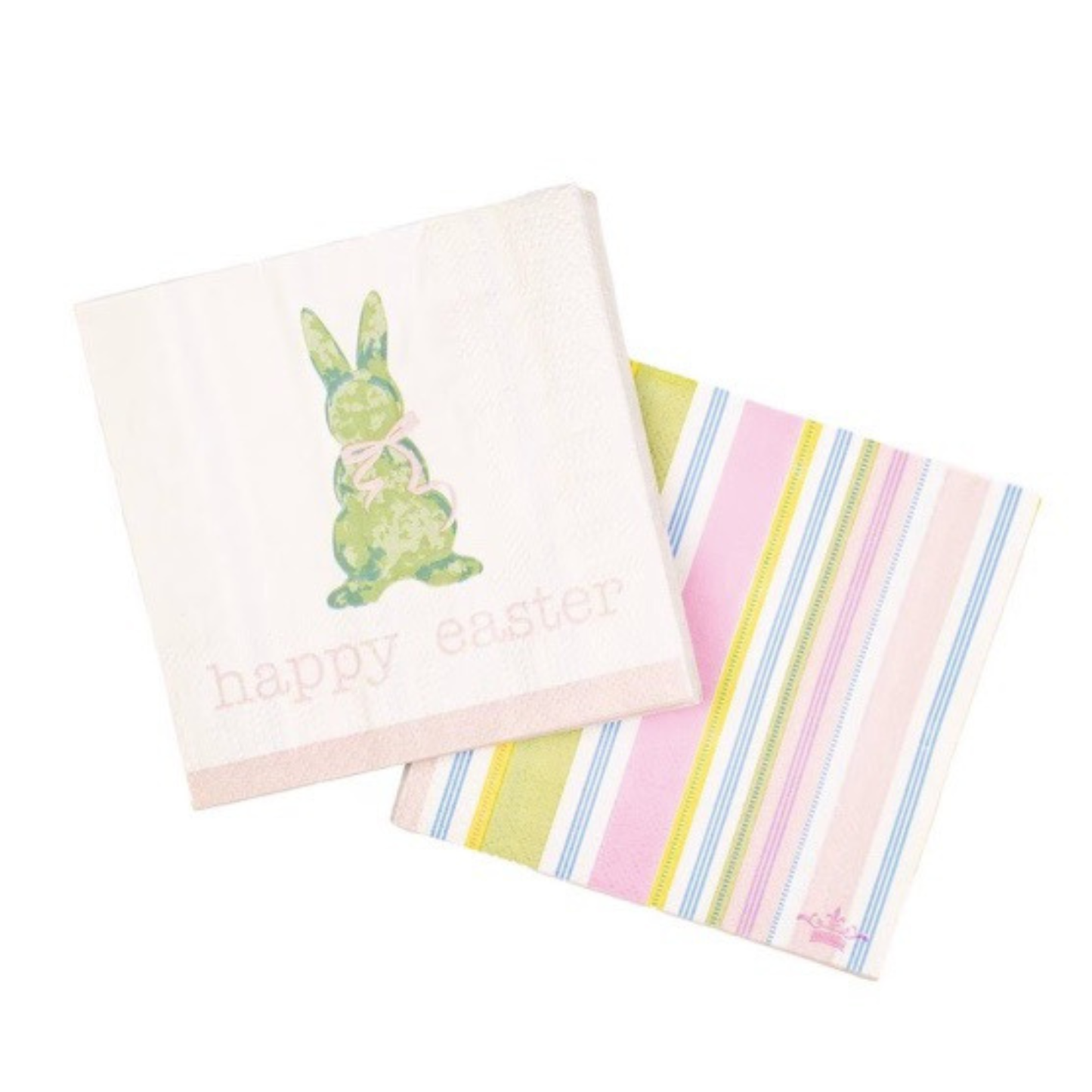 Celebrate the season with these charming Boxwood Bunny Cocktail Napkins from The Royal Standard. This set of 20 features an adorable Easter bunny design, perfect for spring gatherings and holiday entertaining. Crafted with quality and attention to detail, these napkins add a festive touch to cocktails, appetizers, and desserts. Ideal for Easter brunches, garden parties, or seasonal table settings, they combine functionality with delightful seasonal style that guests will appreciate.