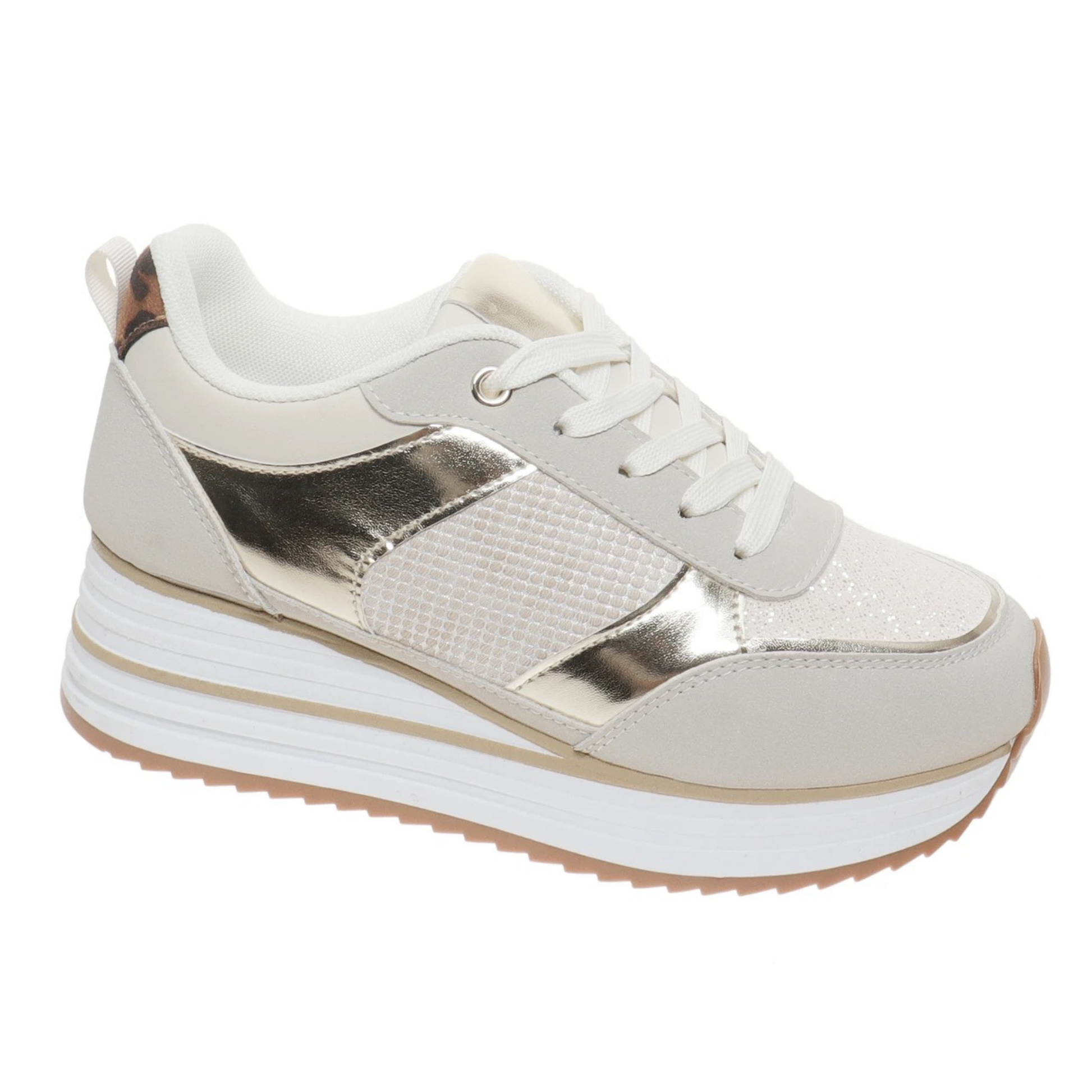 Elevate your everyday style with the Brenna-1 gold sneakers from Outwoods. These sleek, versatile shoes combine comfort with contemporary design, perfect for casual outings or weekend adventures. The rich gold finish adds a touch of sophistication to any outfit, while the quality construction ensures durability and all-day wearability. Step into confidence with Outwoods' signature craftsmanship.