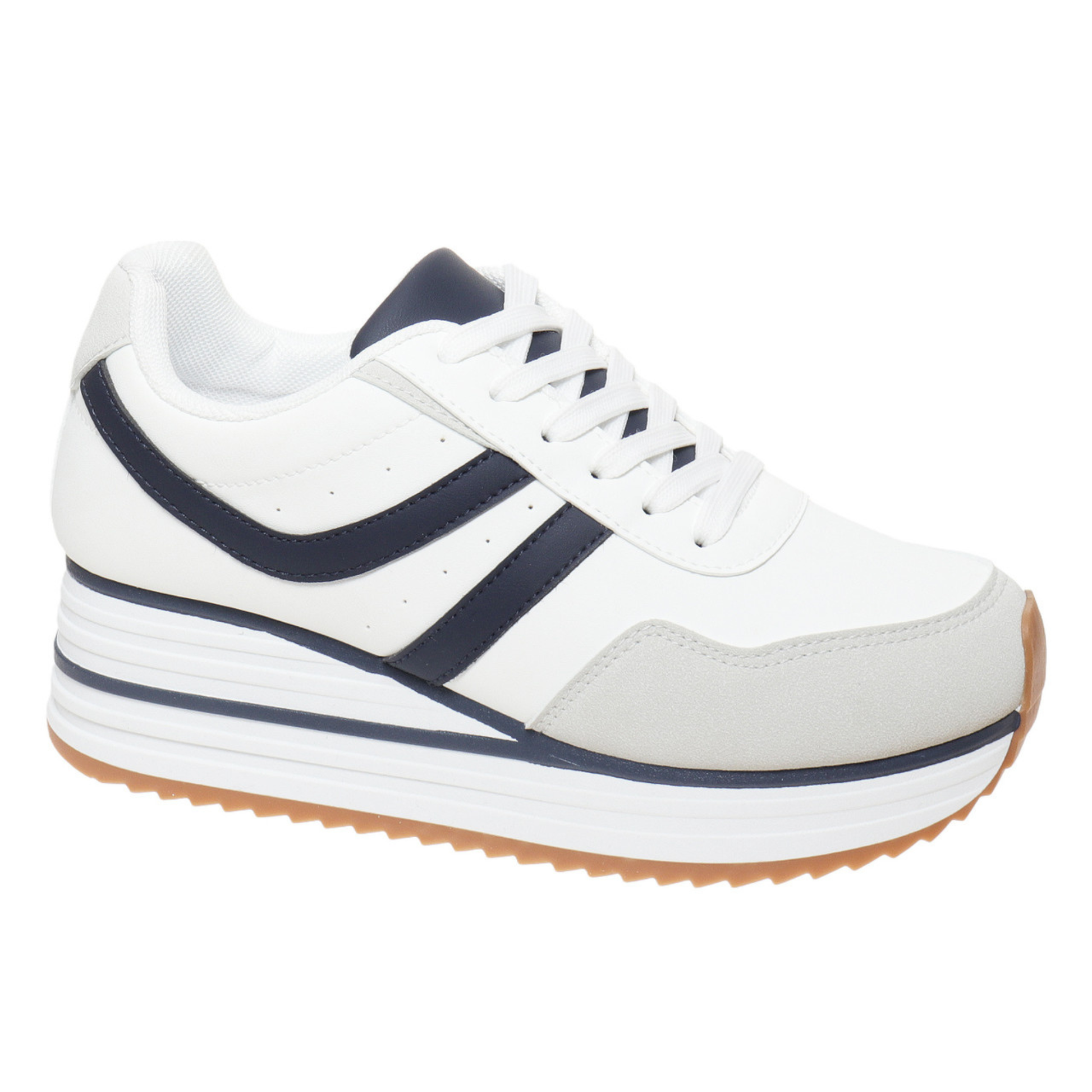 The Brenna-2 sneaker from Outwards combines classic navy and white styling with modern comfort. This versatile low-top design transitions seamlessly from casual everyday wear to weekend adventures. The crisp color blocking offers timeless appeal, while the durable construction ensures lasting wear. Perfect for anyone seeking a reliable, stylish sneaker that complements any wardrobe.