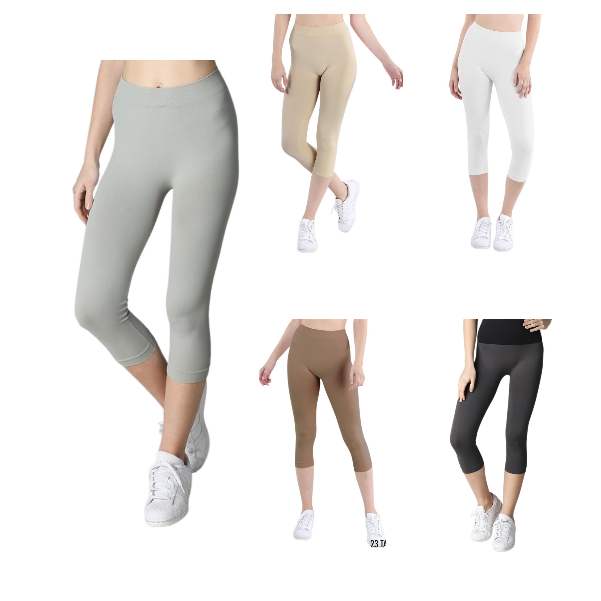Our Capri Leggings are made from butter-soft fabric that fits all sizes. They come in a wide variety of colors to match your style. Enjoy comfortable and fashionable bottoms with no fuss.