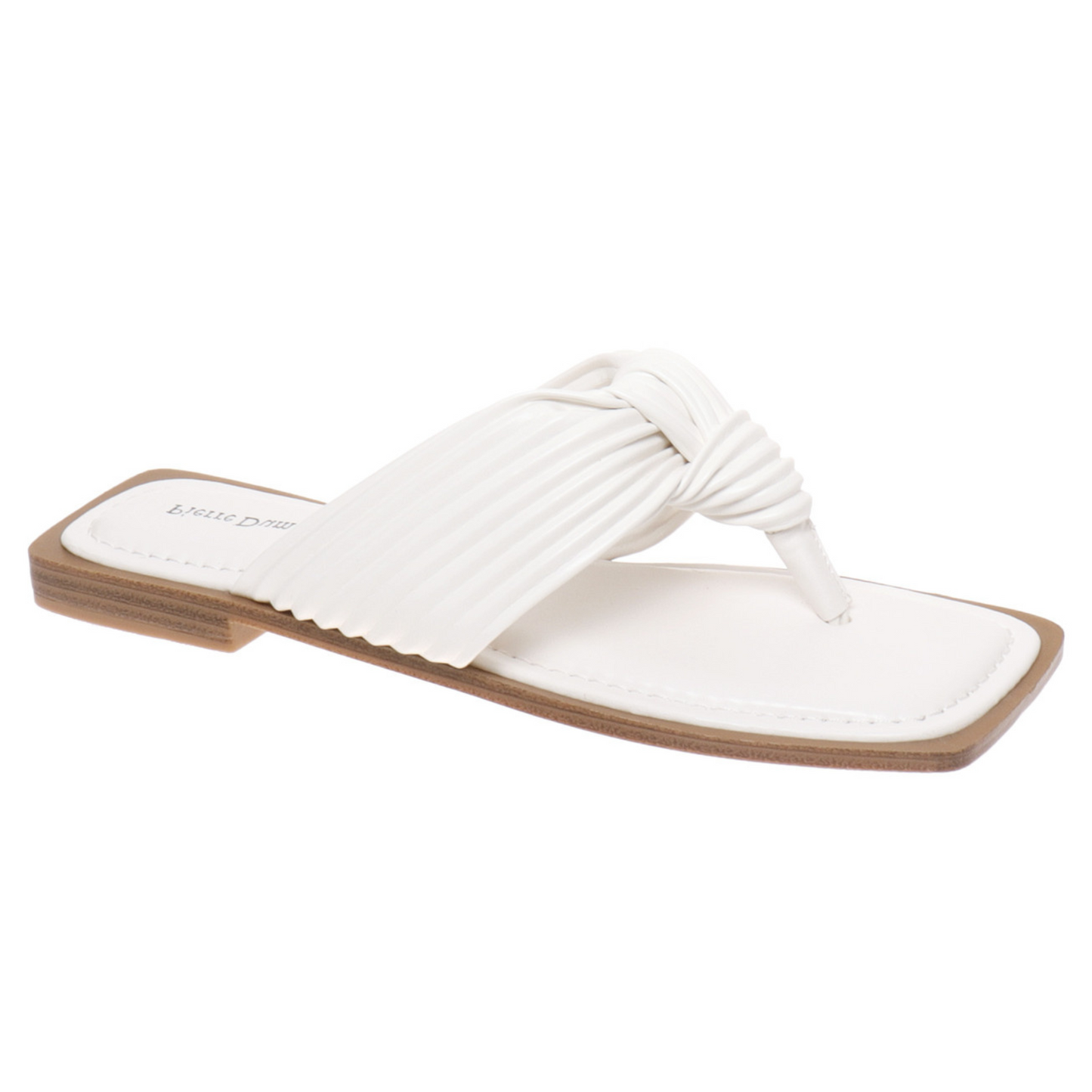 Experience style and comfort with Chance, the white sandal from Pierre Dumas. These thongs are expertly crafted for a perfect fit and are sure to elevate any outfit. With Pierre Dumas' renowned brand, you can trust in quality and durability. A must-have for any fashion-forward individual.