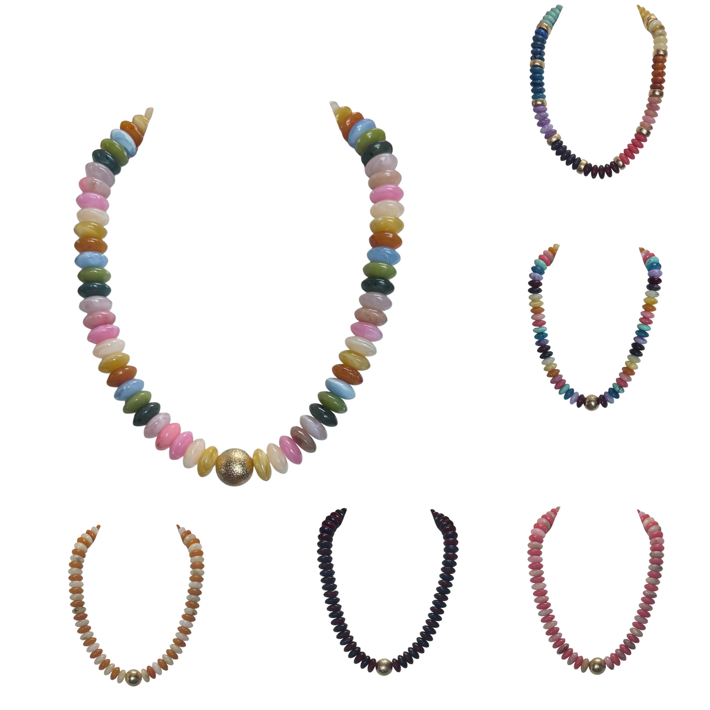 Elevate your accessory collection with the Chunky Beaded Necklace by Golden Stella. Featuring vibrant multicolor beads accented with refined gold details, this short necklace offers a bold yet elegant statement. Its expertly crafted design ensures both durability and timeless style, perfect for adding a touch of sophistication to any outfit. Ideal for layering or wearing alone, this piece balances colorful charm with luxurious gold accents for a truly distinctive look.