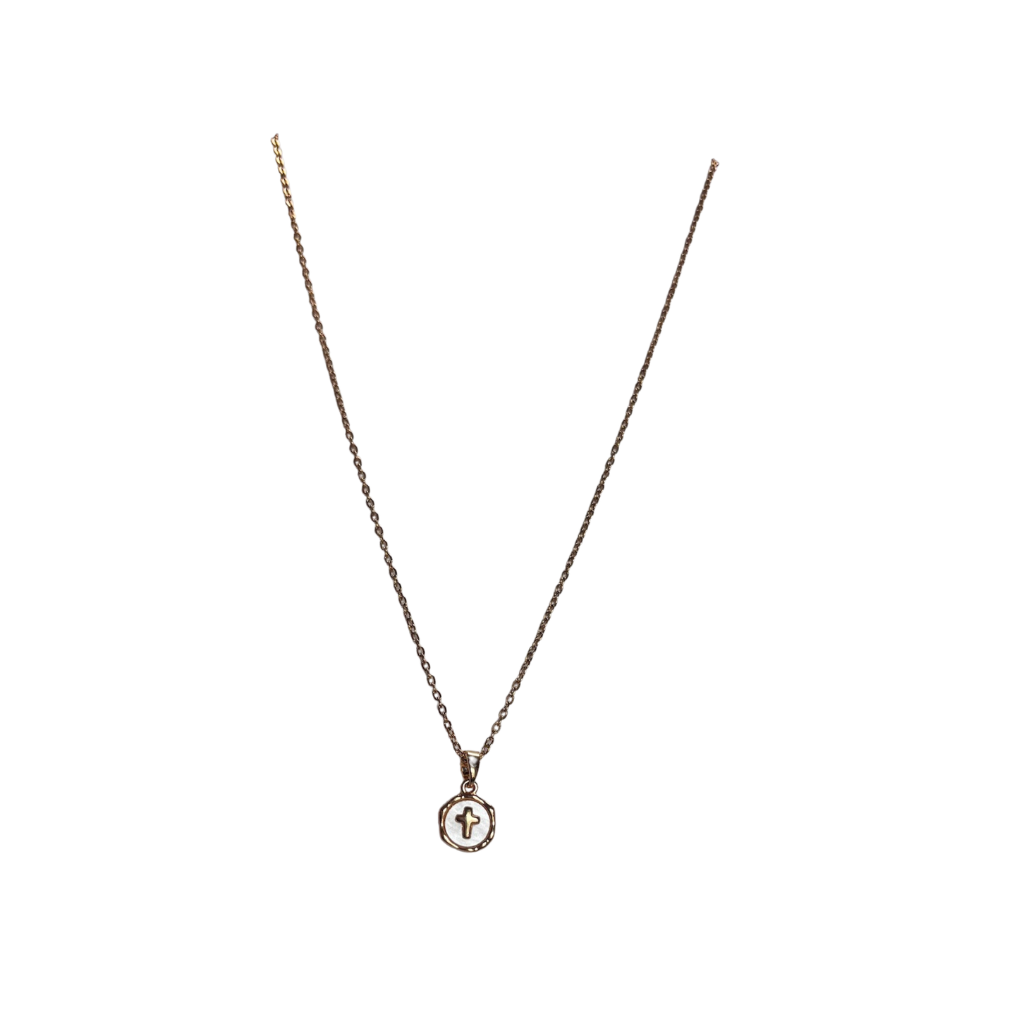 Elevate your everyday style with this stunning Circle Cross Necklace from Perdido Gems. Crafted in lustrous gold, this piece features an elegant circle cross pendant that blends spiritual symbolism with modern sophistication. The short length sits perfectly at the collarbone, making it ideal for layering or wearing solo. A timeless accessory that transitions seamlessly from casual to formal occasions.