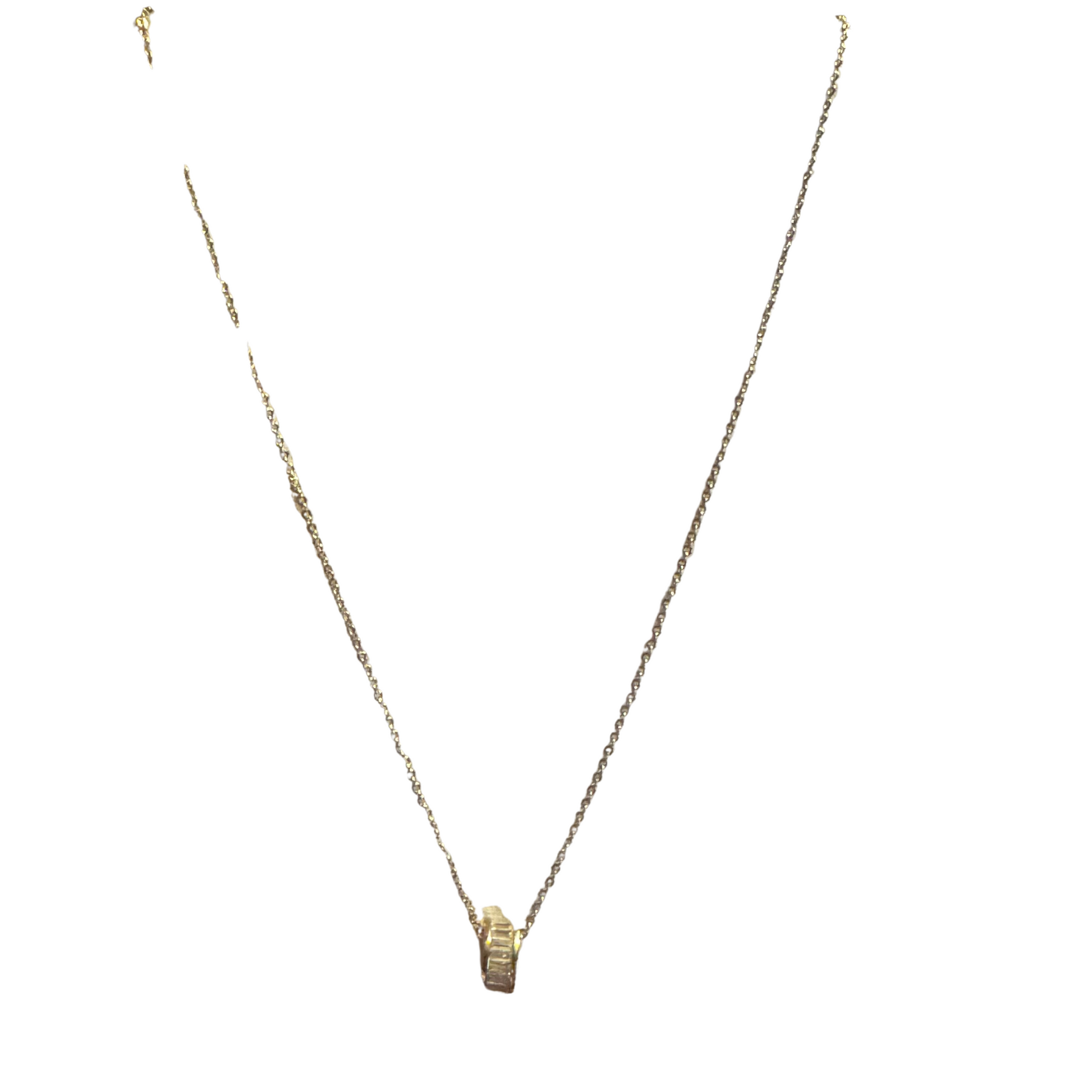 This elegant Circle Medallion Necklace features a gold design and sparkling rhinestone accent for a touch of glamour. The short length makes it perfect for layering or wearing alone, adding a sophisticated touch to any outfit. With its chic circle medallion, this necklace is a must-have for any jewelry collection.