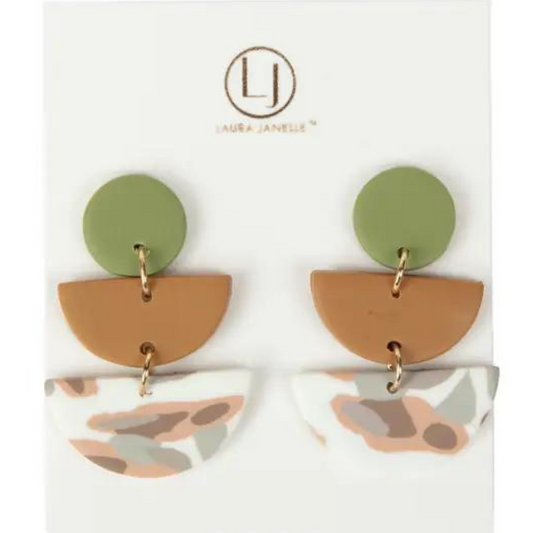Introduce a touch of natural beauty to your jewelry collection with our Clay Camo Earrings. Handcrafted from clay, these earrings feature a unique camo print in shades of green and brown. The dangle design adds movement and flair to any outfit. Upgrade your style with these nature-inspired pieces.