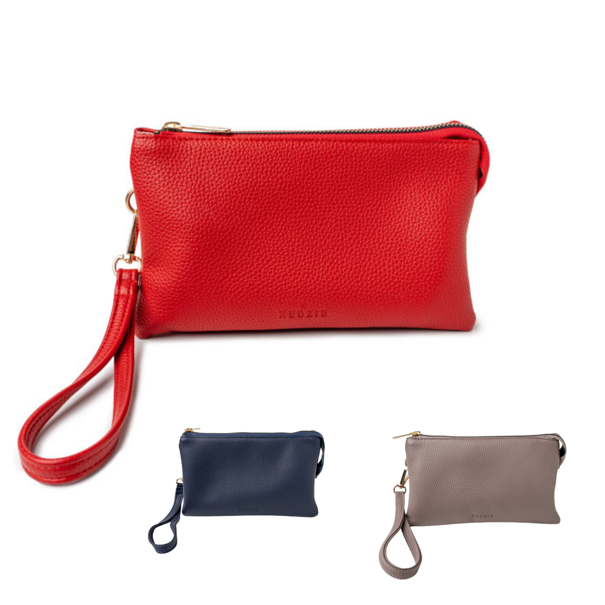 Get a designer look with serious built-in organization. This trending bag is perfectly sized to switch between a crossbody and wristlet, no wallet needed.