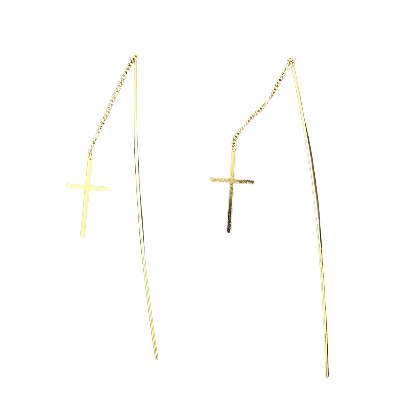 Cross Dangle Earrings