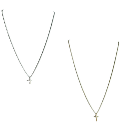 Adorn yourself with faith with this Trinity cross necklace. Crafted from gold or silver, its design features the Holy Trinity in an exquisite cross pendant. Show your devotion with a piece that celebrates the Christian faith.