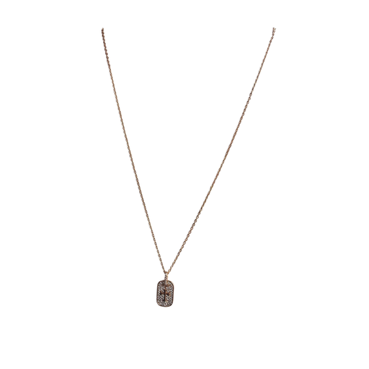 Update your everyday style with this stunning Cross Pendant Necklace from Perdido Gems. Crafted in lustrous gold, this short necklace features an elegant cross pendant adorned with sparkling rhinestone accents that catch the light beautifully. Perfect for layering or wearing solo, it adds a touch of sophistication and spiritual elegance to any outfit. The timeless design makes it an ideal gift for yourself or someone special.