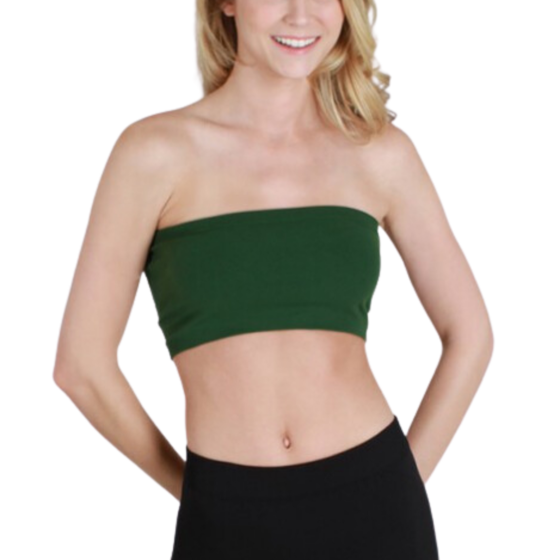 cypress green colored bandeau
