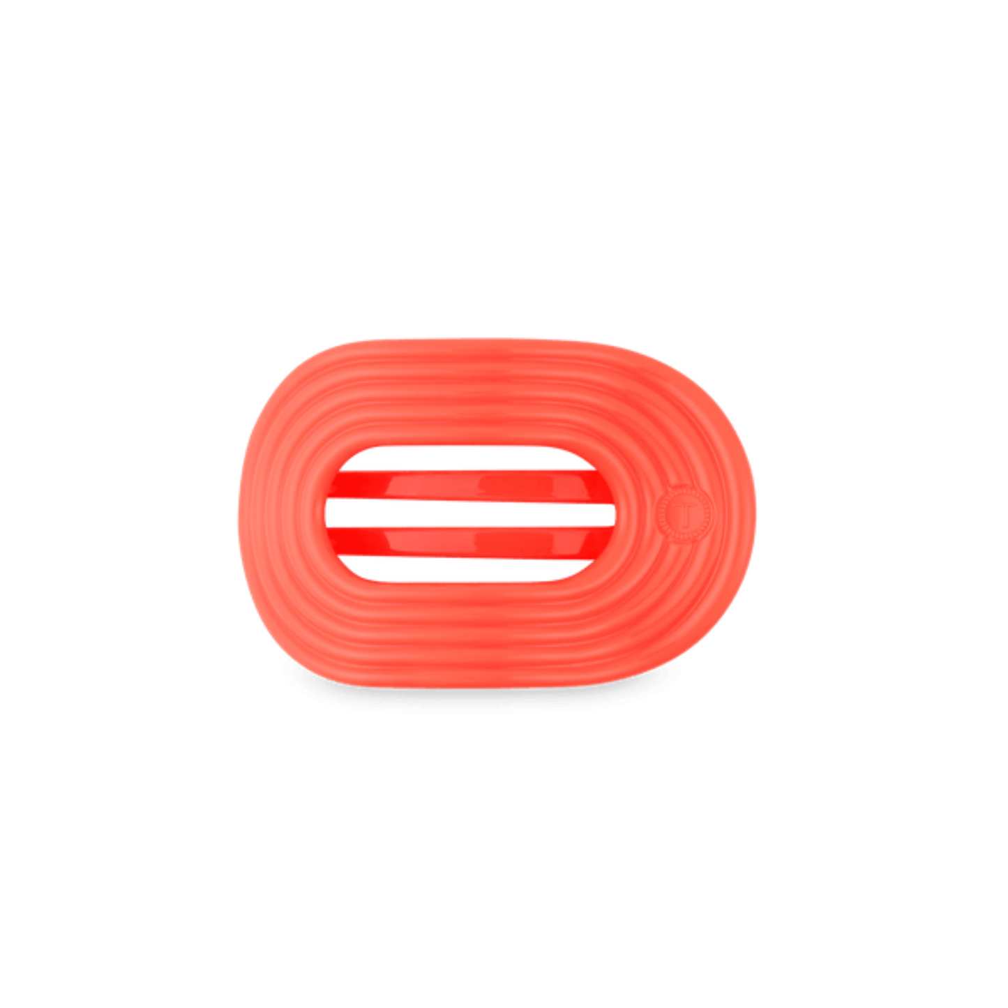 Small Flat Round Hair Claw in Darty