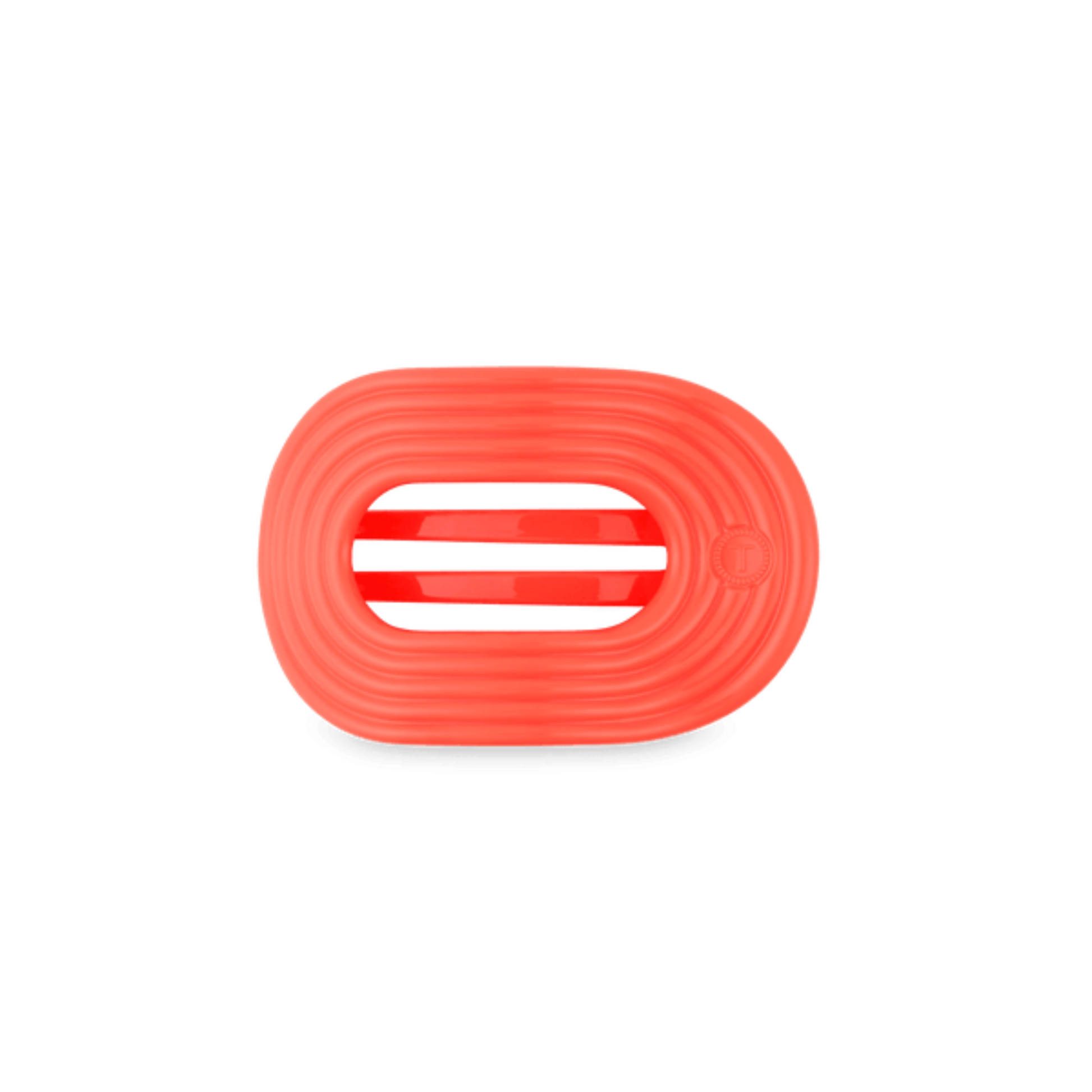 Small Flat Round Hair Claw in Darty