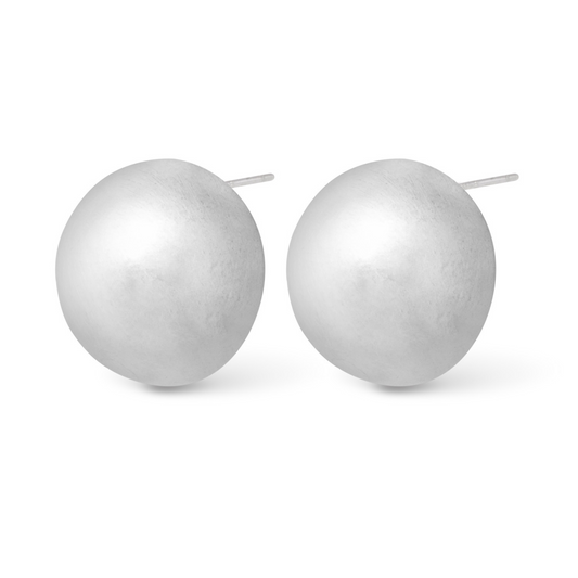 These Melanie Matte Domed Studs are the perfect accessory for any outfit. Made with high-quality silver and a unique matte finish, these dome-shaped stud earrings add a touch of sophistication to your look. Comfortable and stylish, they are a must-have for any jewelry collection.