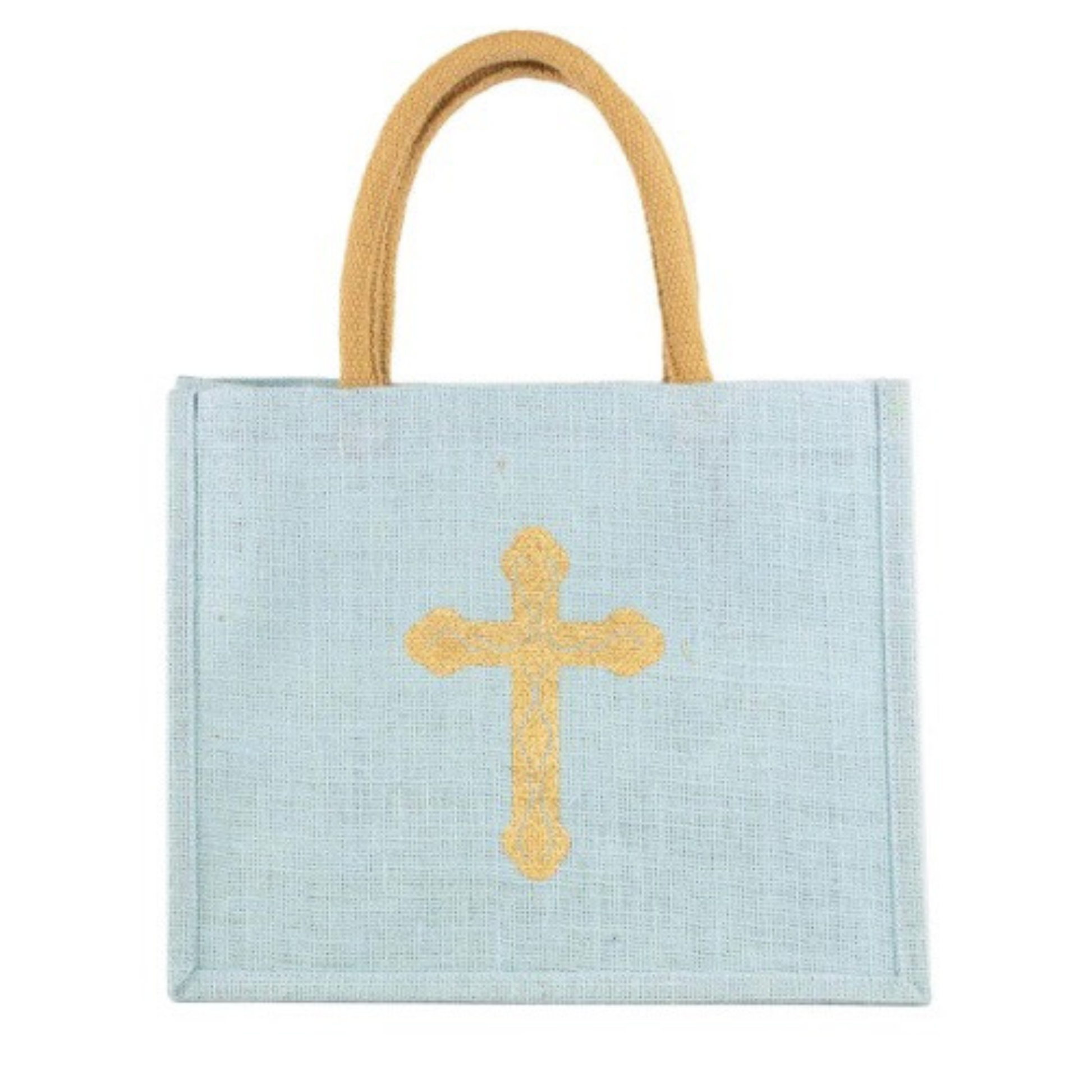 everlasting cross tote in blue