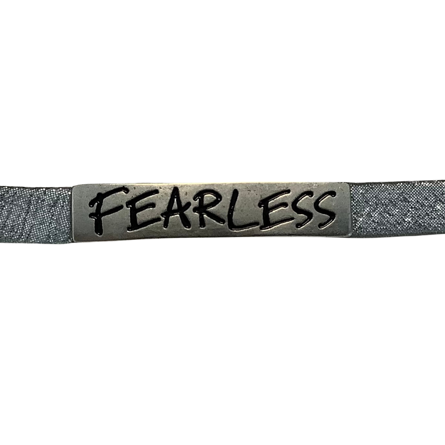 Leather Fearless bracelet