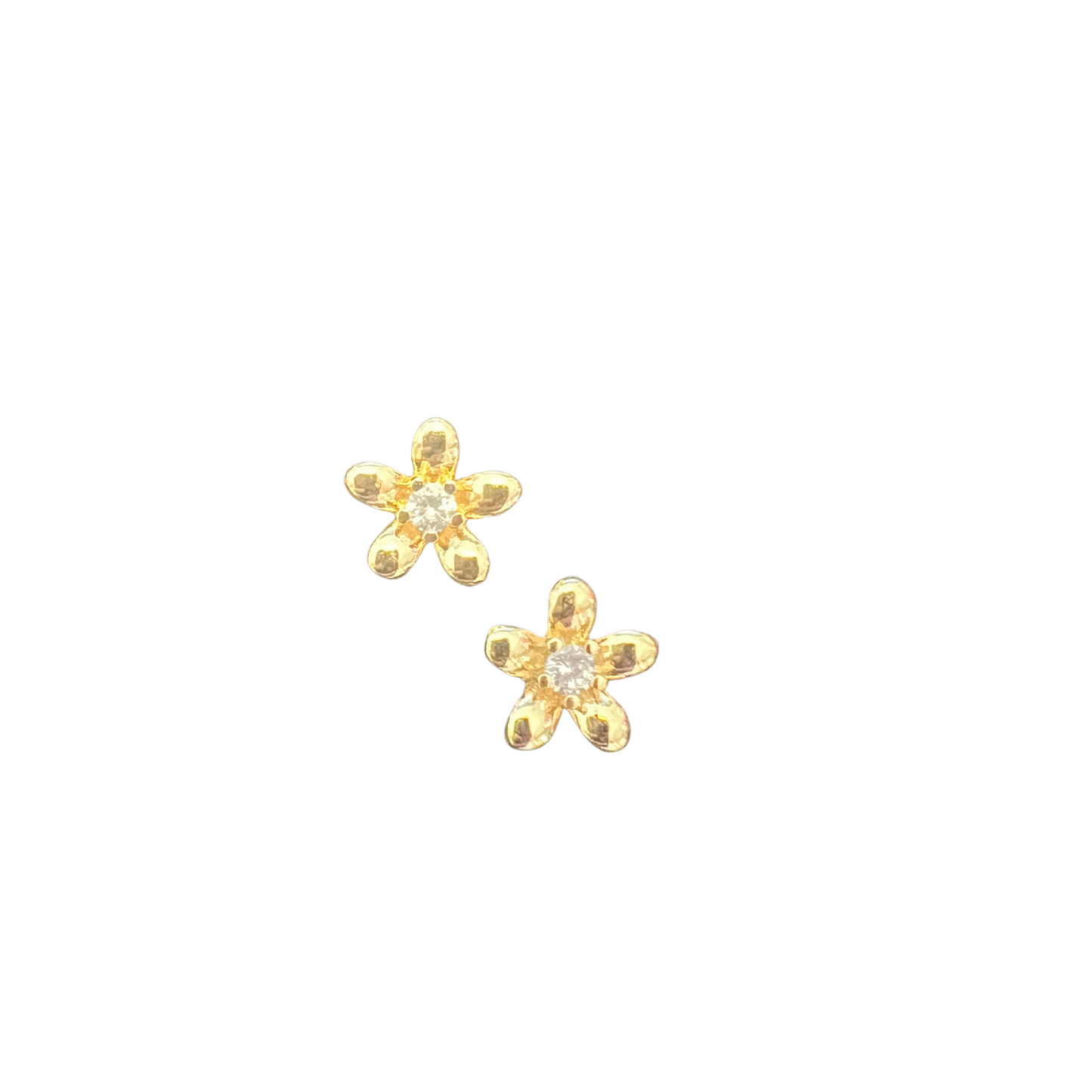 These beautiful flower shaped stud earrings are the perfect addition to your outfit. Stylish and eye-catching, these studs boast a combination of gold color and rhinestone accents. The perfect balance of elegance and sparkle create an impressive and unique look.