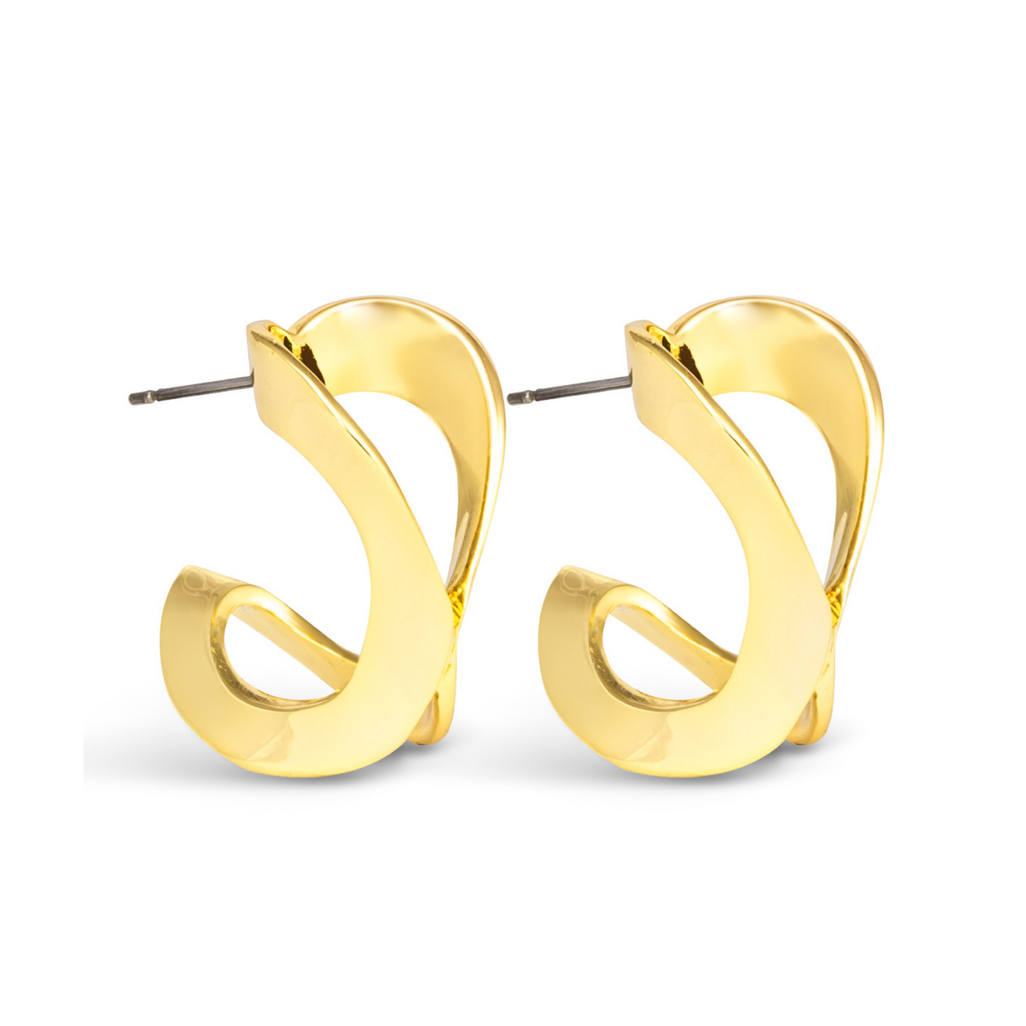 These gold Polished Folded Hoops by Amanda Blu feature a unique folded design that adds a touch of elegance to any outfit. With their high-quality material and expert construction, these hoops are sure to make a statement. Elevate your style with these beautiful and versatile earrings.