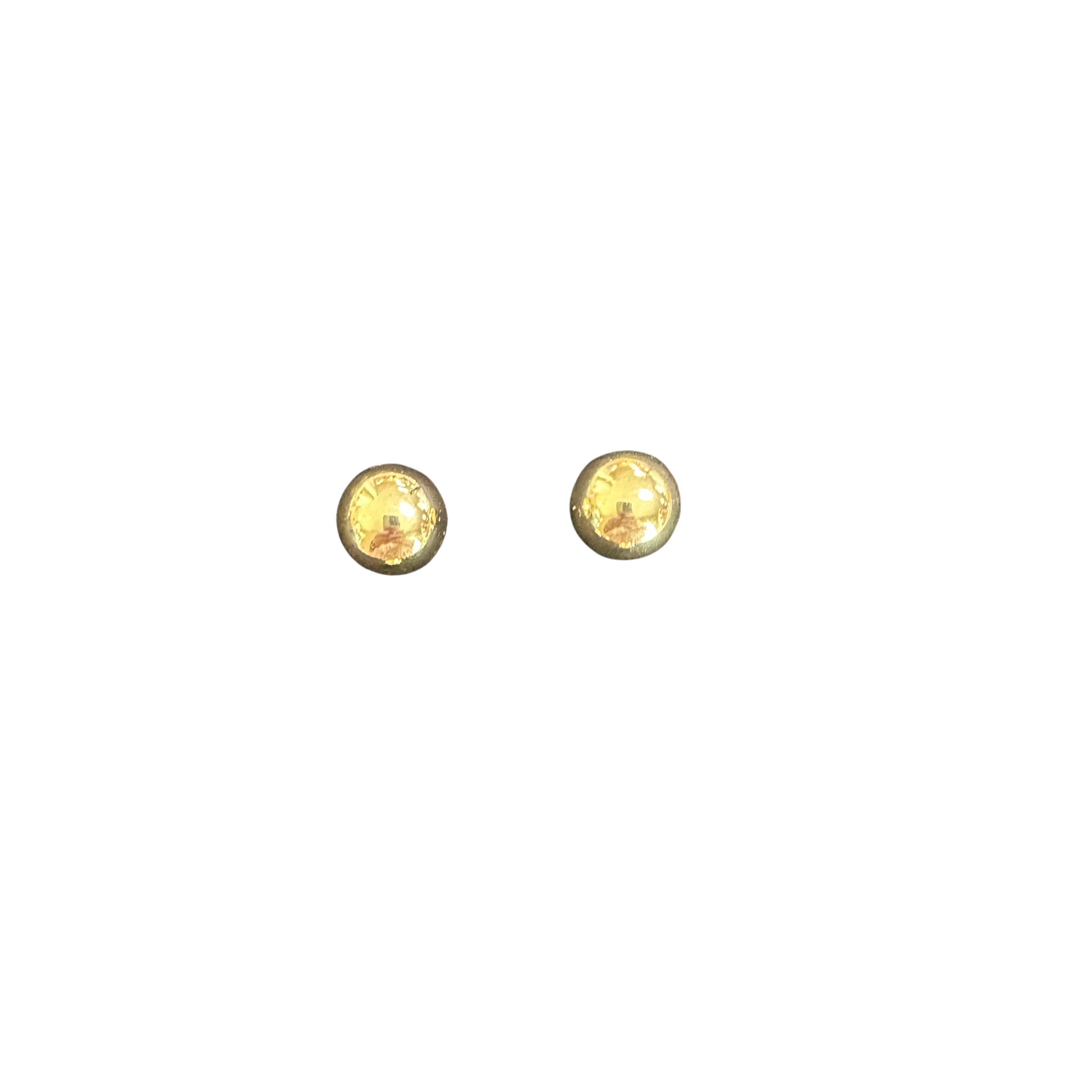Timeless gold ball studs from Perdido Gems. These classic earrings feature polished spheres in warm gold, perfect for everyday wear or layering with other pieces. Versatile, elegant, and designed to complement any style. Available in small, medium, and large. A staple addition to your jewelry collection.