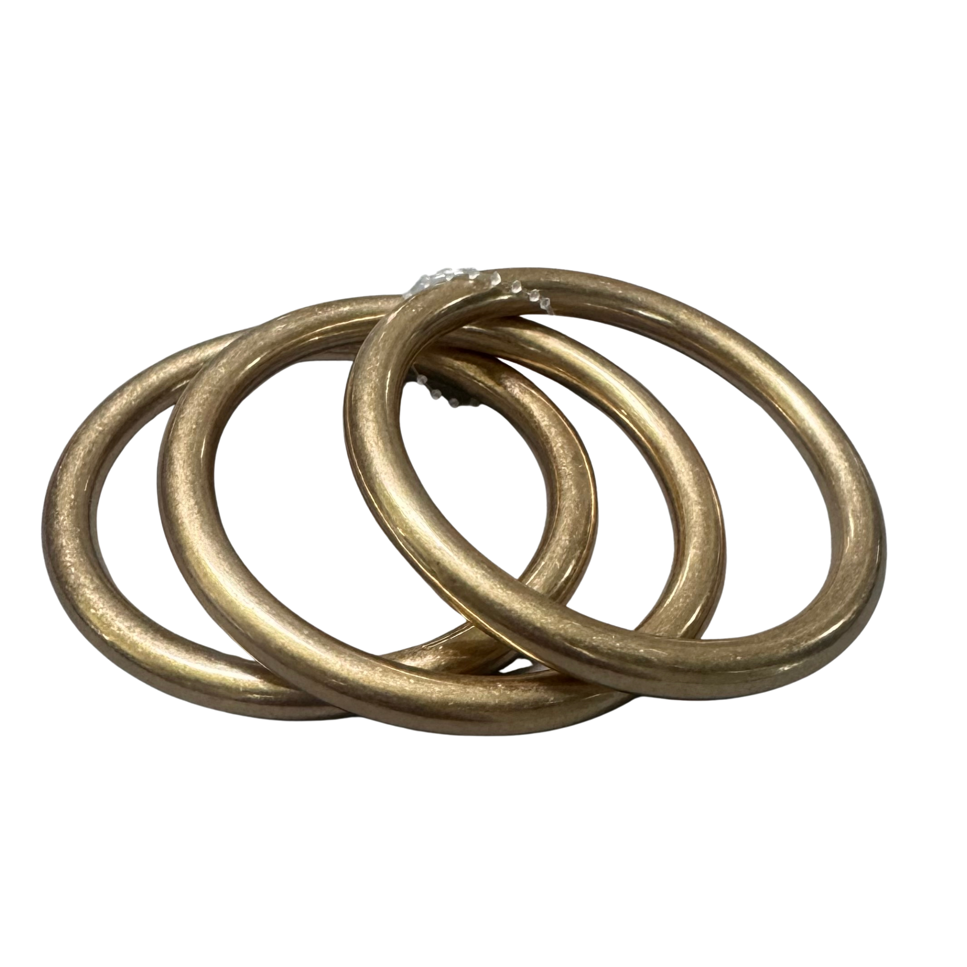 Elevate your wrist game with this stunning set of three gold cuff bangles. Each bangle features a polished finish and comfortable fit, perfect for stacking or wearing individually. Mix and match to create your signature look, whether you're dressing up for a special occasion or adding everyday elegance to your style. Versatile, timeless, and effortlessly chic.