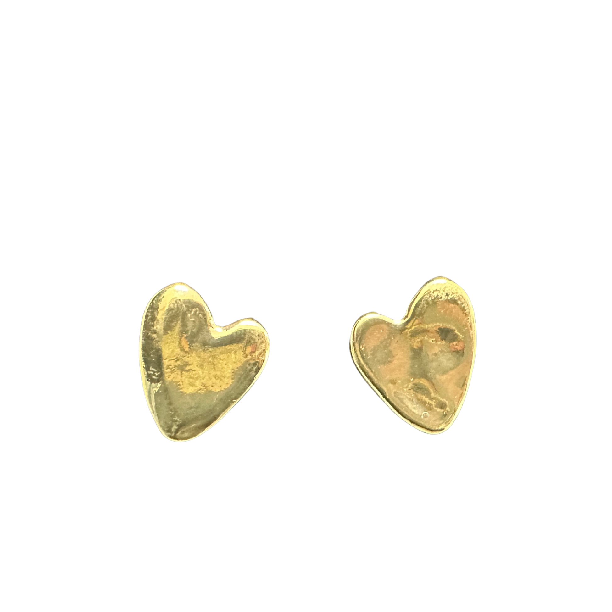 Elevate your everyday elegance with these exquisite gold heart stud earrings from Perdido Gems. Crafted with precision, each piece features a delicate heart design that captures light beautifully while maintaining a refined, understated aesthetic. Perfect for layering or wearing solo, these versatile studs transition seamlessly from day to evening. The secure stud backing ensures comfortable, all-day wear, making them an essential addition to any jewelry collection. A timeless investment in quality craftsma