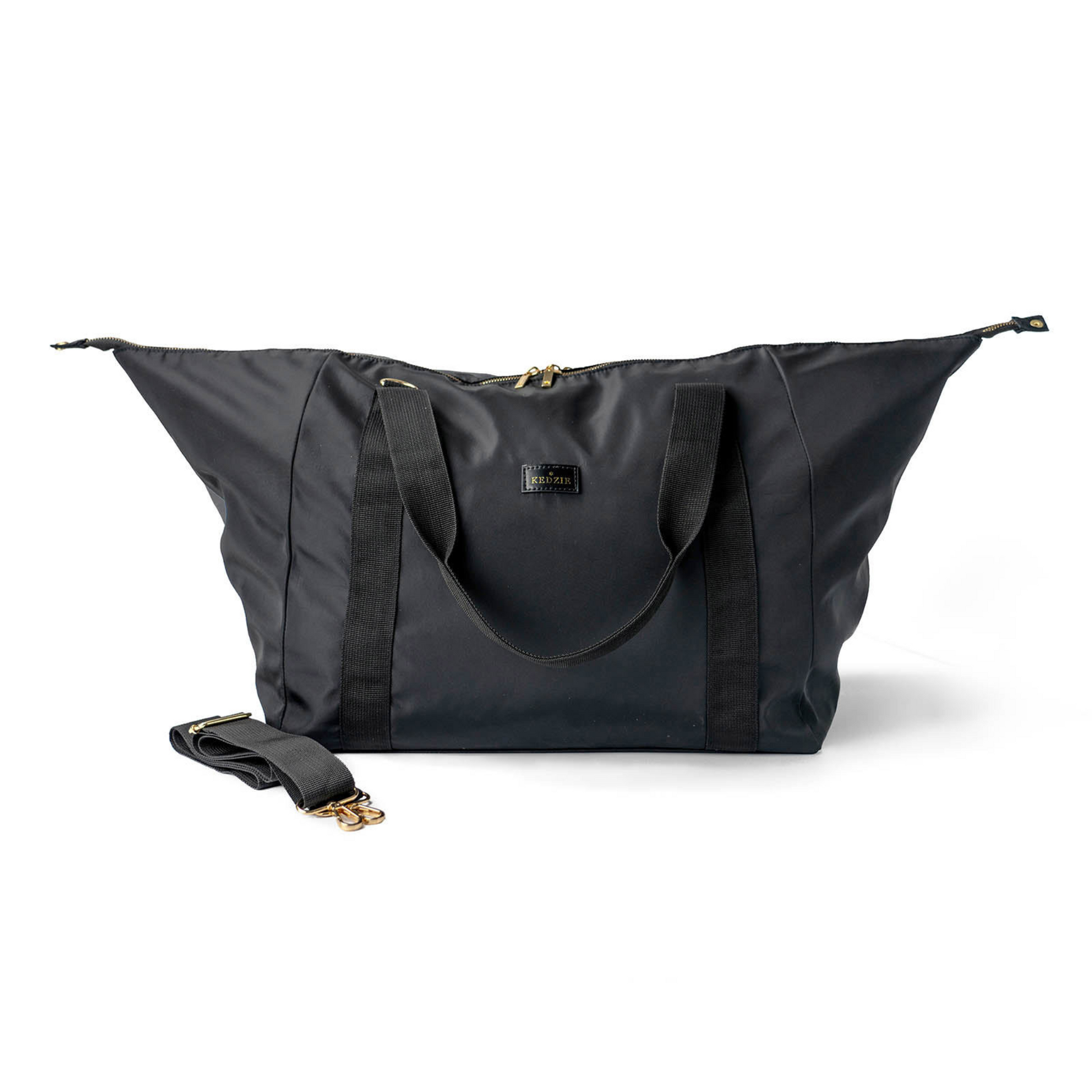 Kenzie foldable duffle bag in black