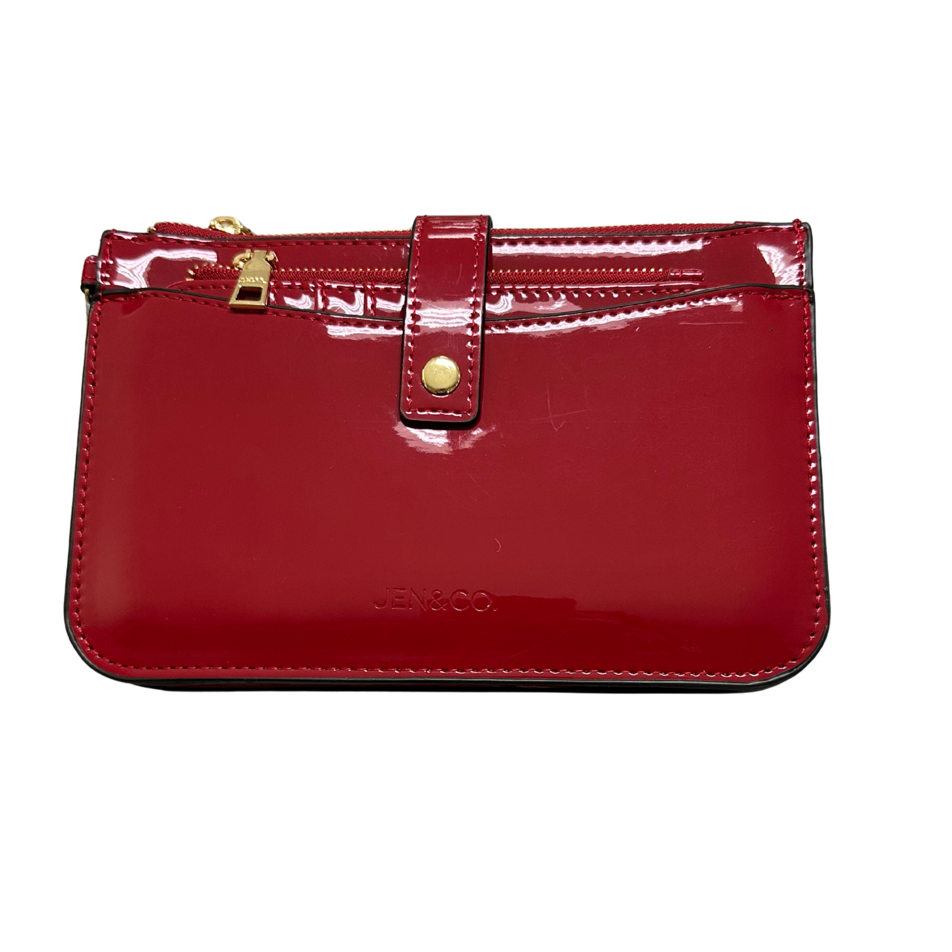 Jackie 2-in-1 Wristlet in red