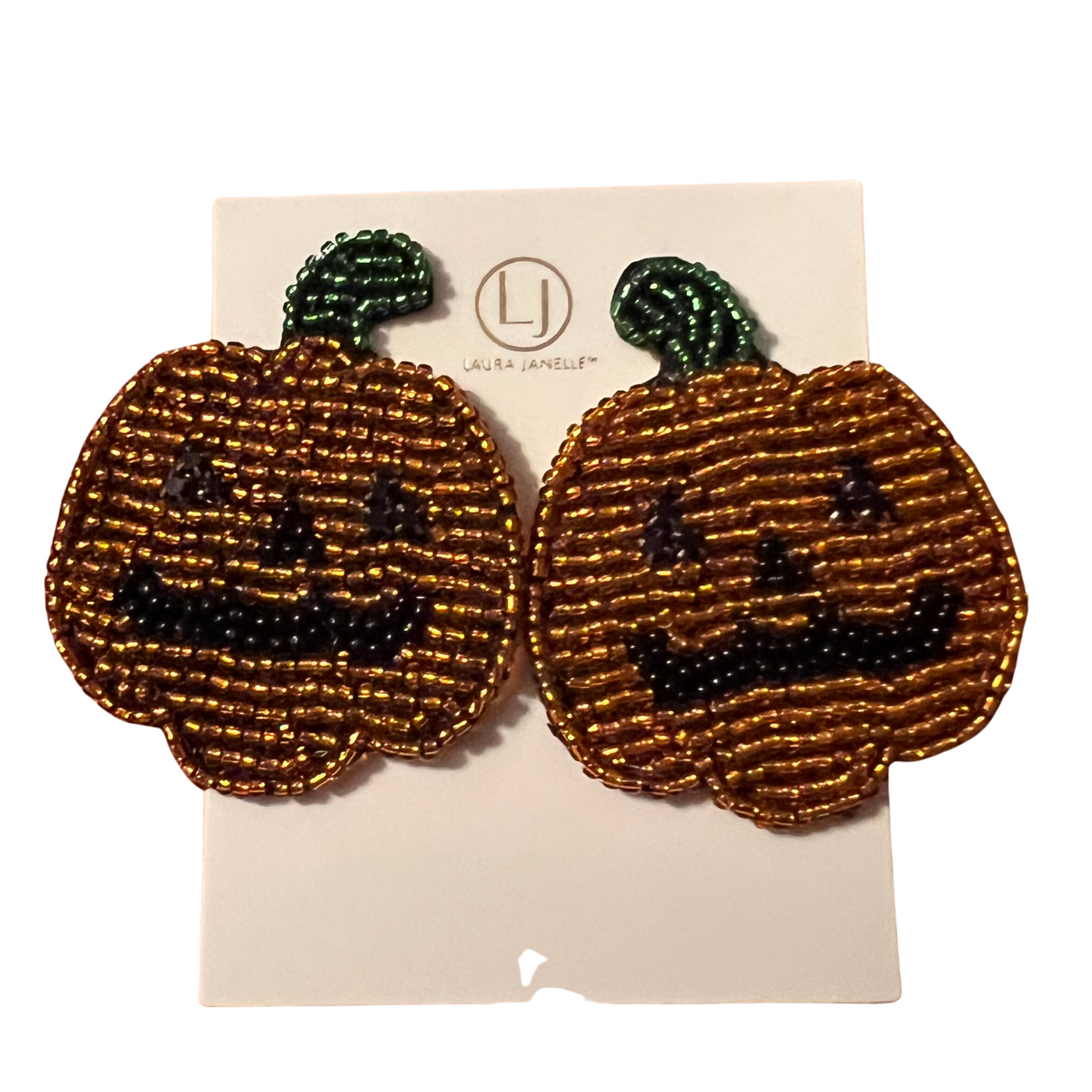 Jack O'lantern halloween earrings