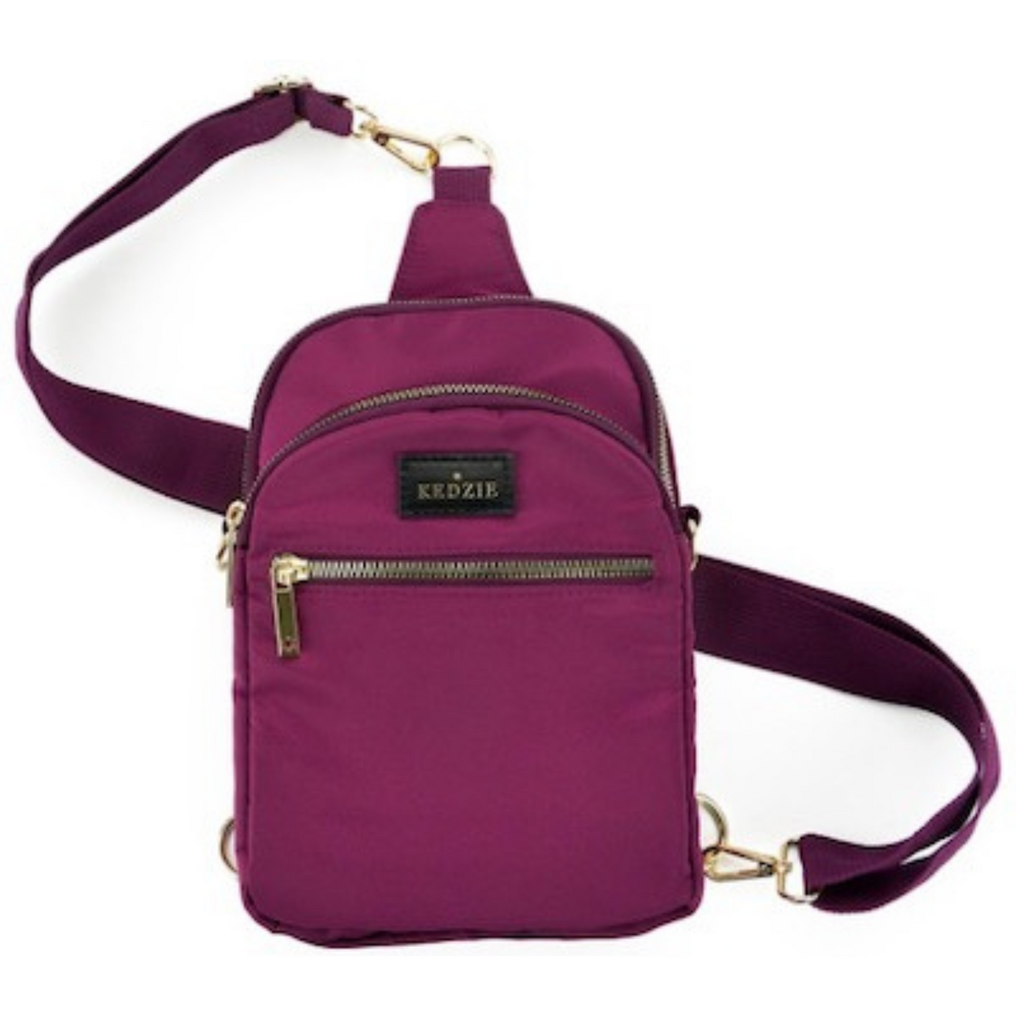 Kedzie rountrip convertible sling in purple