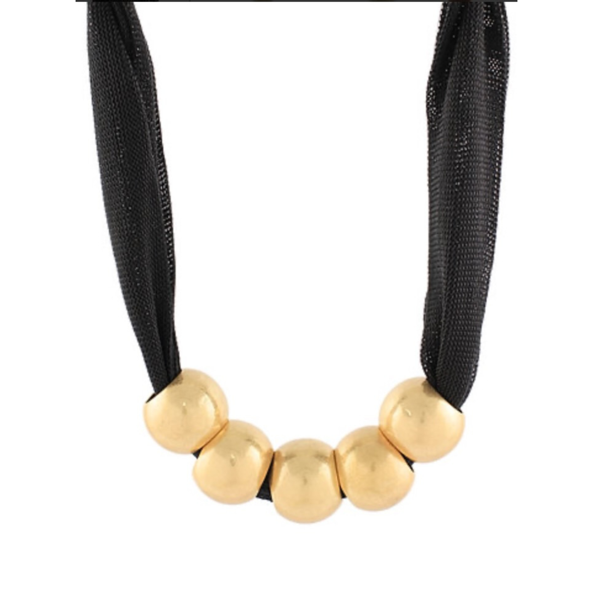 Elevate your everyday style with this striking Large Beaded Necklace from Golden Stella. Featuring oversized gold beads on a short chain, this piece delivers bold sophistication in a compact silhouette. Perfect for layering or wearing solo, it adds instant glamour to any outfit. The substantial beads catch the light beautifully, making it an ideal statement accessory for both casual and dressed-up occasions.