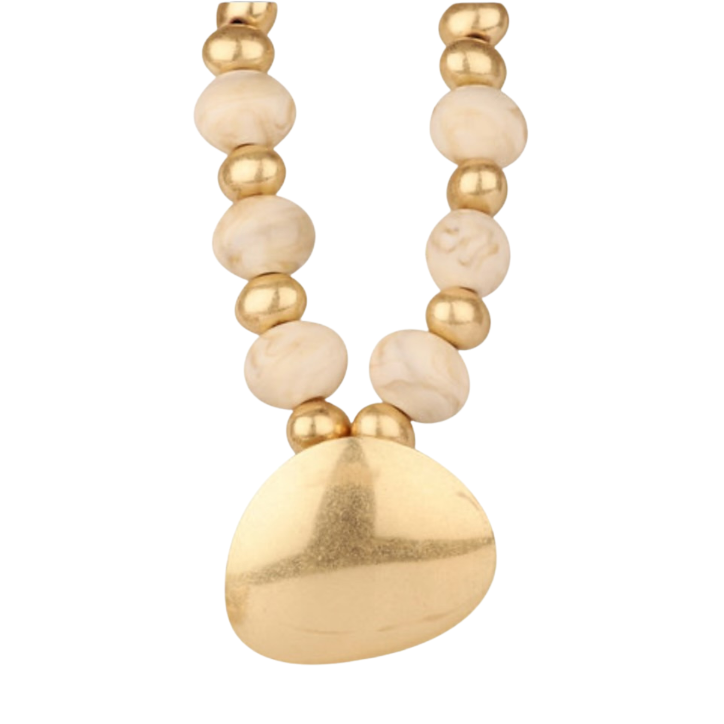 Elevate your everyday style with this striking short beaded necklace from Golden Stella. Featuring large, lustrous beads paired with a bold gold pendant, this piece makes an instant statement. The shorter length sits perfectly at the collarbone, ideal for layering or wearing solo. Crafted for those who appreciate quality jewelry that combines elegance with contemporary flair.