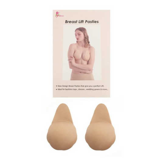 Introducing cloth breast lift pasties, the discrete, adhesive solution for an instant lift. Crafted from soft and breathable cloth, these pasties are gentle on skin and provide the perfect amount of lift. Enjoy a comfortable and secure fit that lasts up to 8 hours.