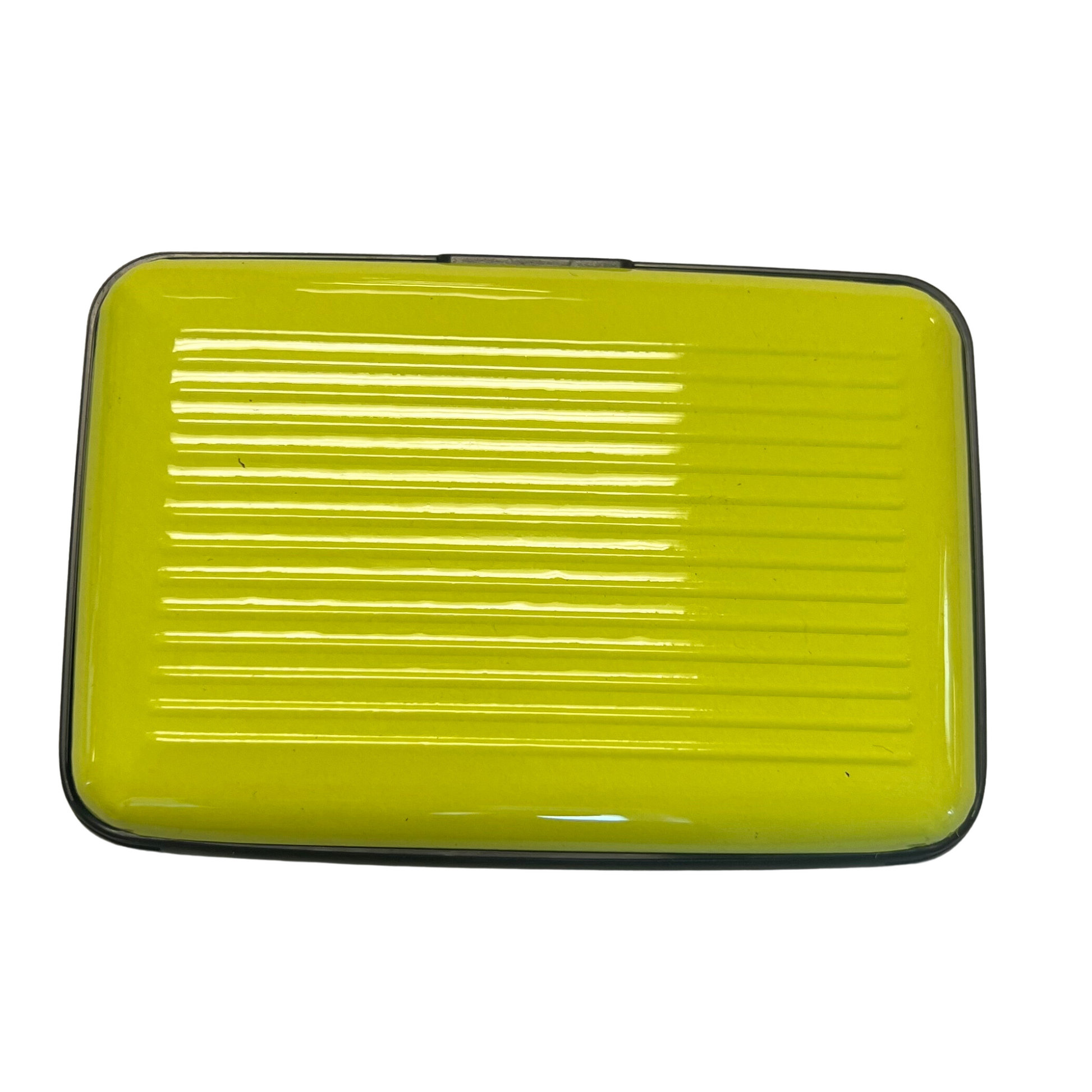 Lime color scan safe security wallet. 