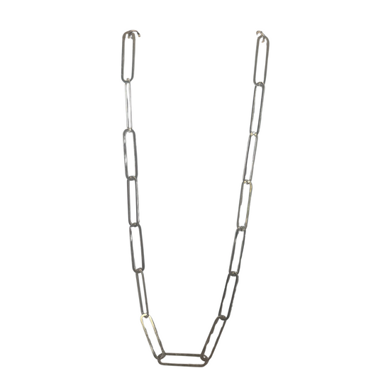 Elevate your jewelry collection with this Long Chain Link Necklace from Golden Stella. Crafted with intricately designed gold-toned links, this necklace offers a sophisticated yet versatile statement piece. Its elongated chain design ensures effortless layering or standalone elegance, perfect for professional and refined looks. Durable and timeless, it exemplifies Golden Stella’s commitment to quality and expert craftsmanship.