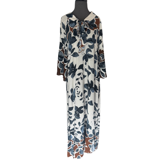 Leaf Print Lounge Dress