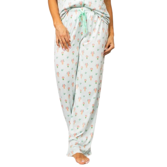 Love Blooms Here Sleep Pants feature an enchanting floral print that brings botanical elegance to your nighttime routine. Crafted by The Royal Standard, these sleep pants combine comfort with style through their soft, breathable fabric and adjustable drawstring waist for a personalized fit. Perfect for restful nights or leisurely mornings, they deliver the quality and design sensibility you expect from this trusted brand. Ideal for anyone seeking sleepwear that doesn't compromise on aesthetics or comfort.
