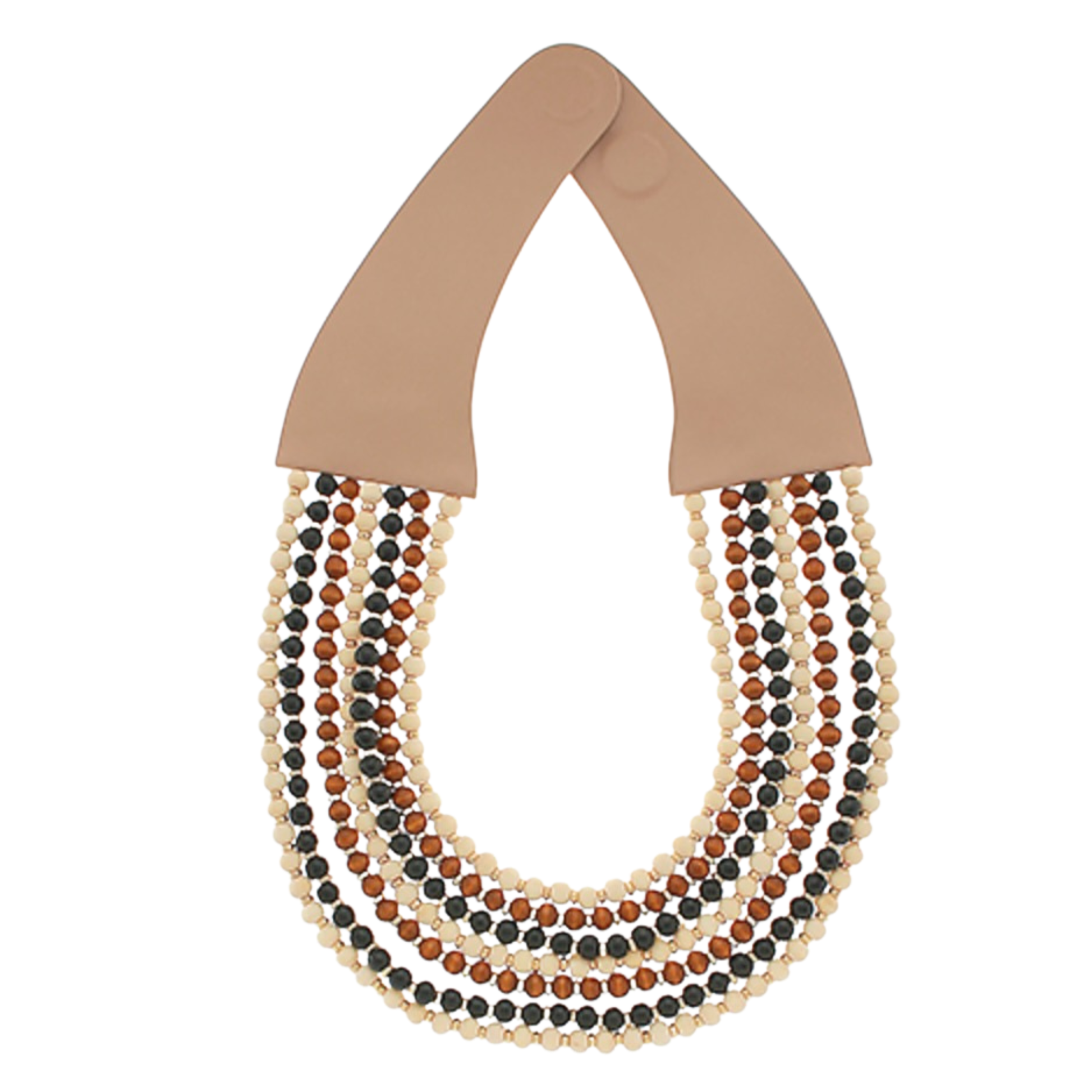 Elevate your everyday style with this stunning Multi Strand Short Necklace by Golden Stella. Featuring multiple strands of vibrant, multi-colored beads, this piece offers dynamic visual interest and versatile appeal. The secure magnetic clasp ensures easy fastening and reliable wear, while the shorter length makes it perfect for layering or wearing solo. A timeless accessory that transitions seamlessly from casual to sophisticated looks.