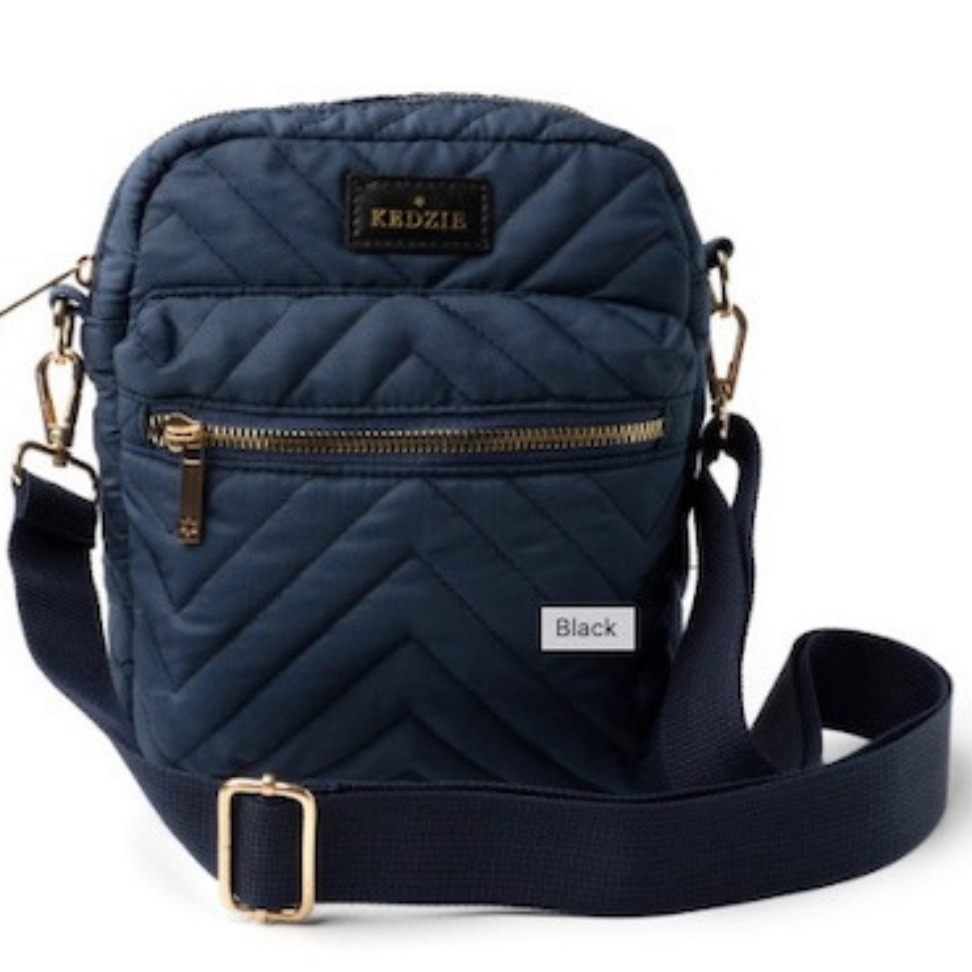 Kedzie quilted crossbody in navy