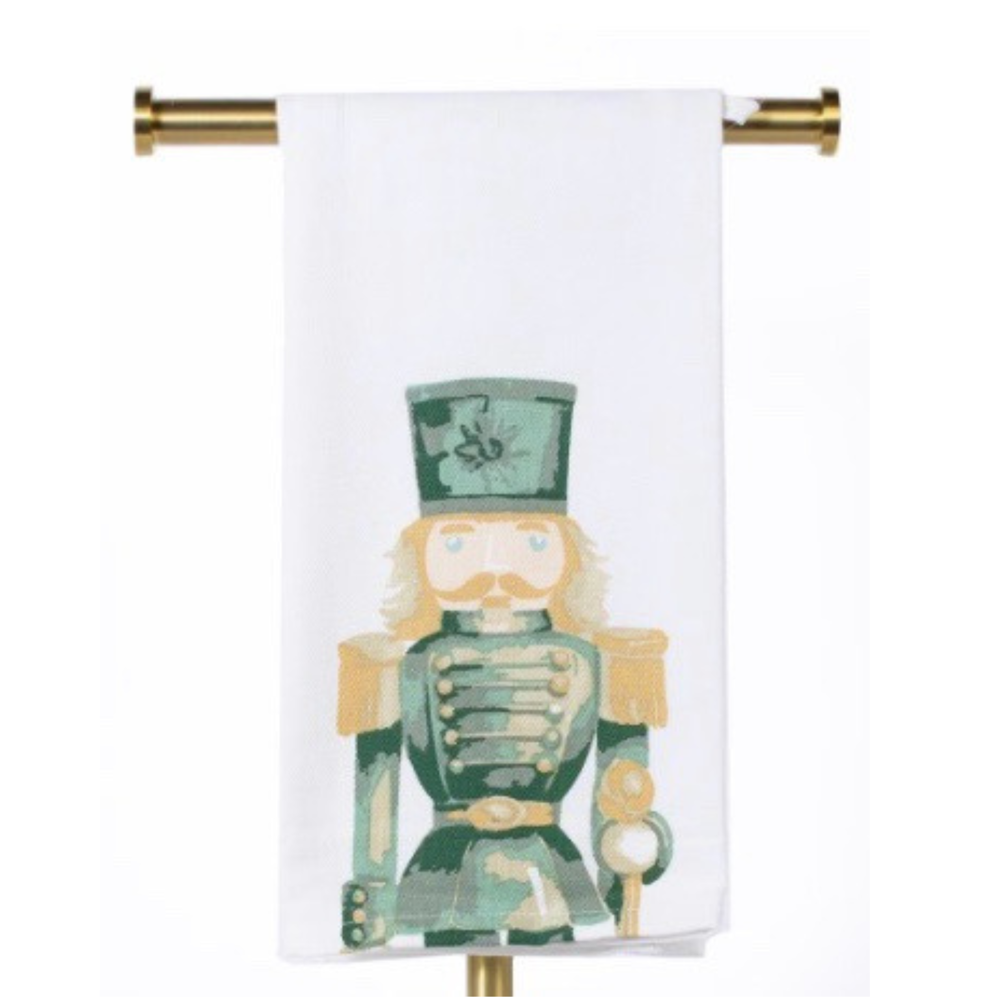 Christmas hand towel with nutcracker