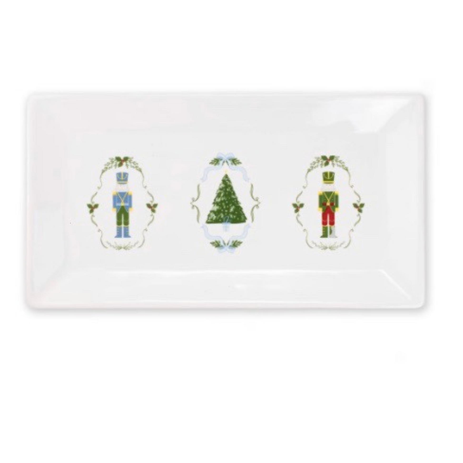 Nutcracker Waltz Christmas serving platter