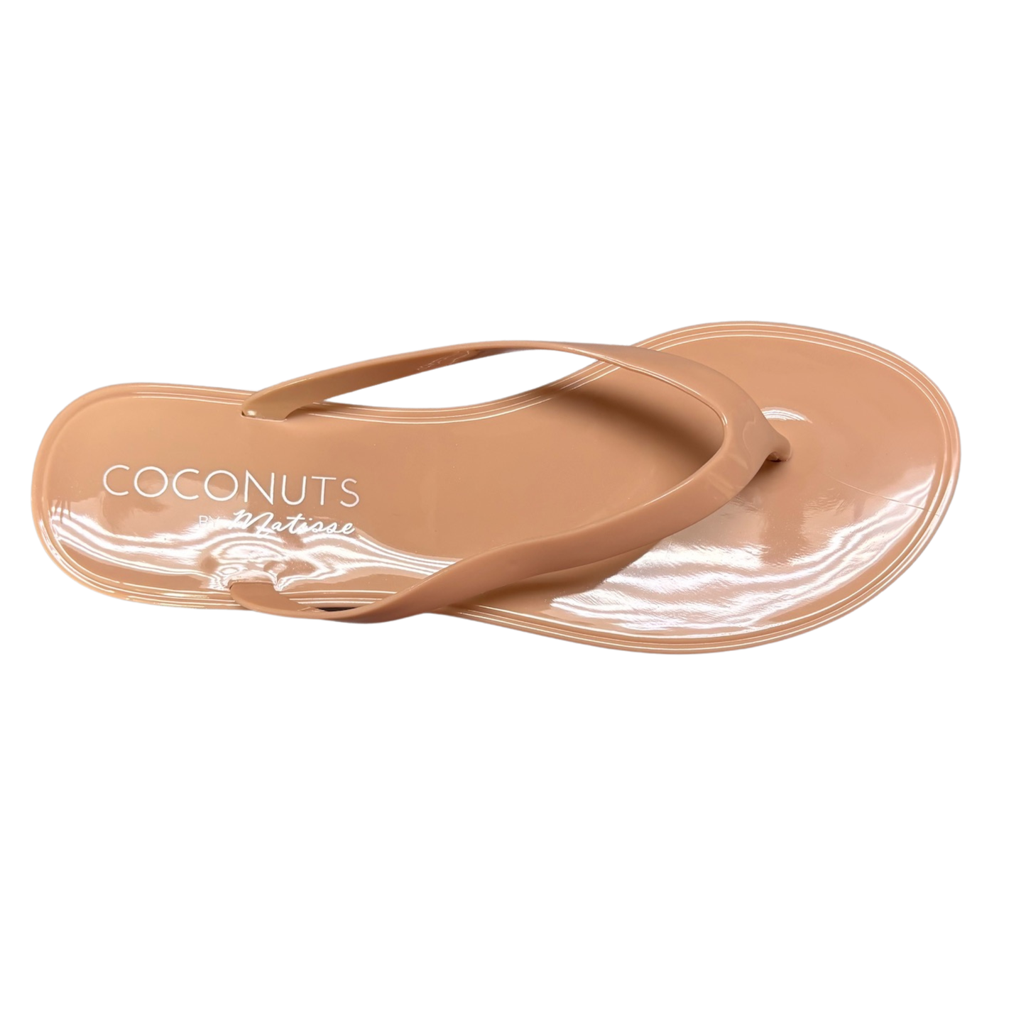 Olsen flip flop by Matisse in nude