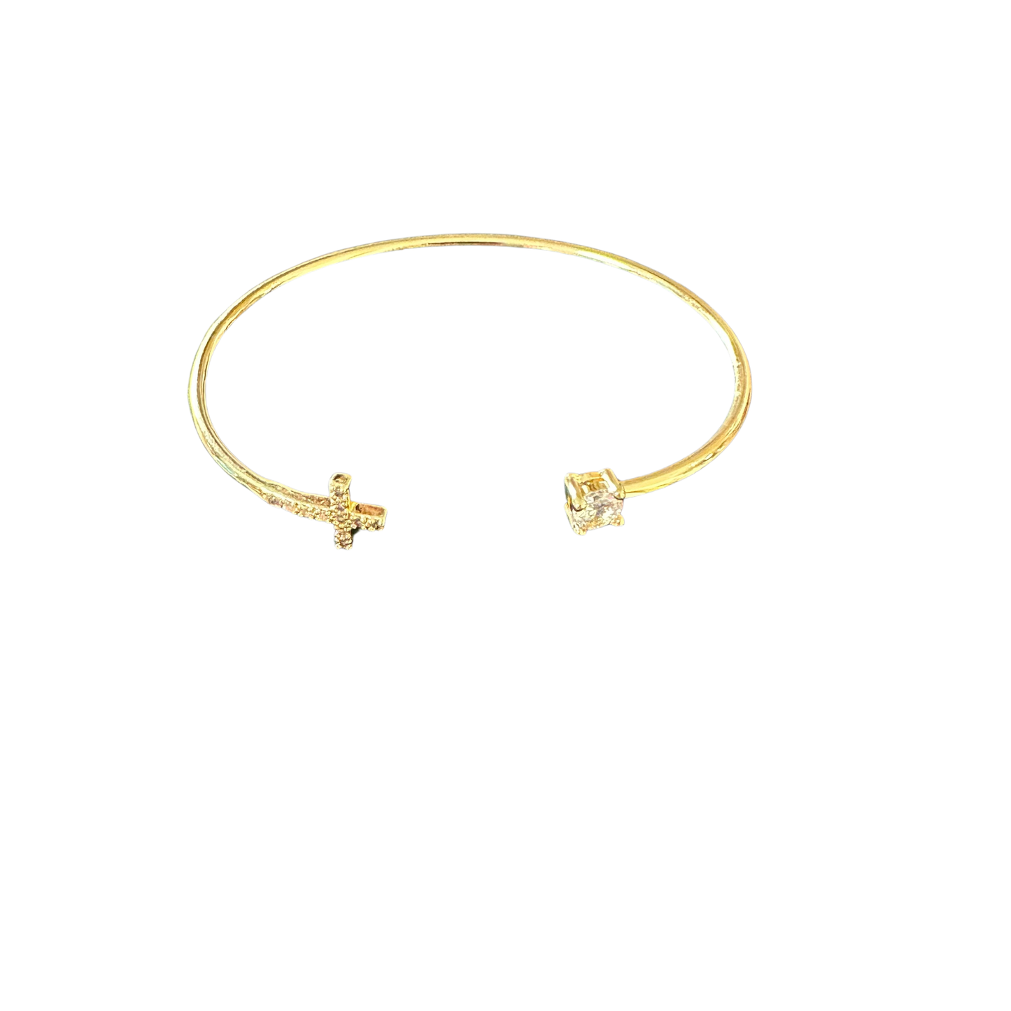 Open Cross Bangle