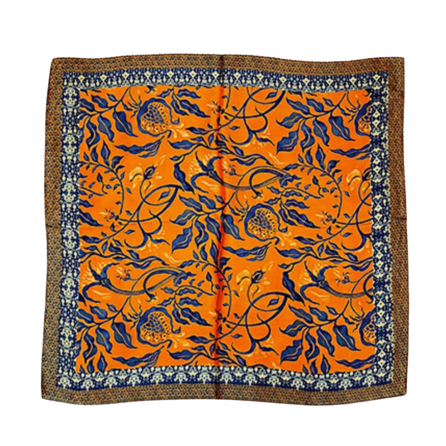 Scarf Necklace in orange
